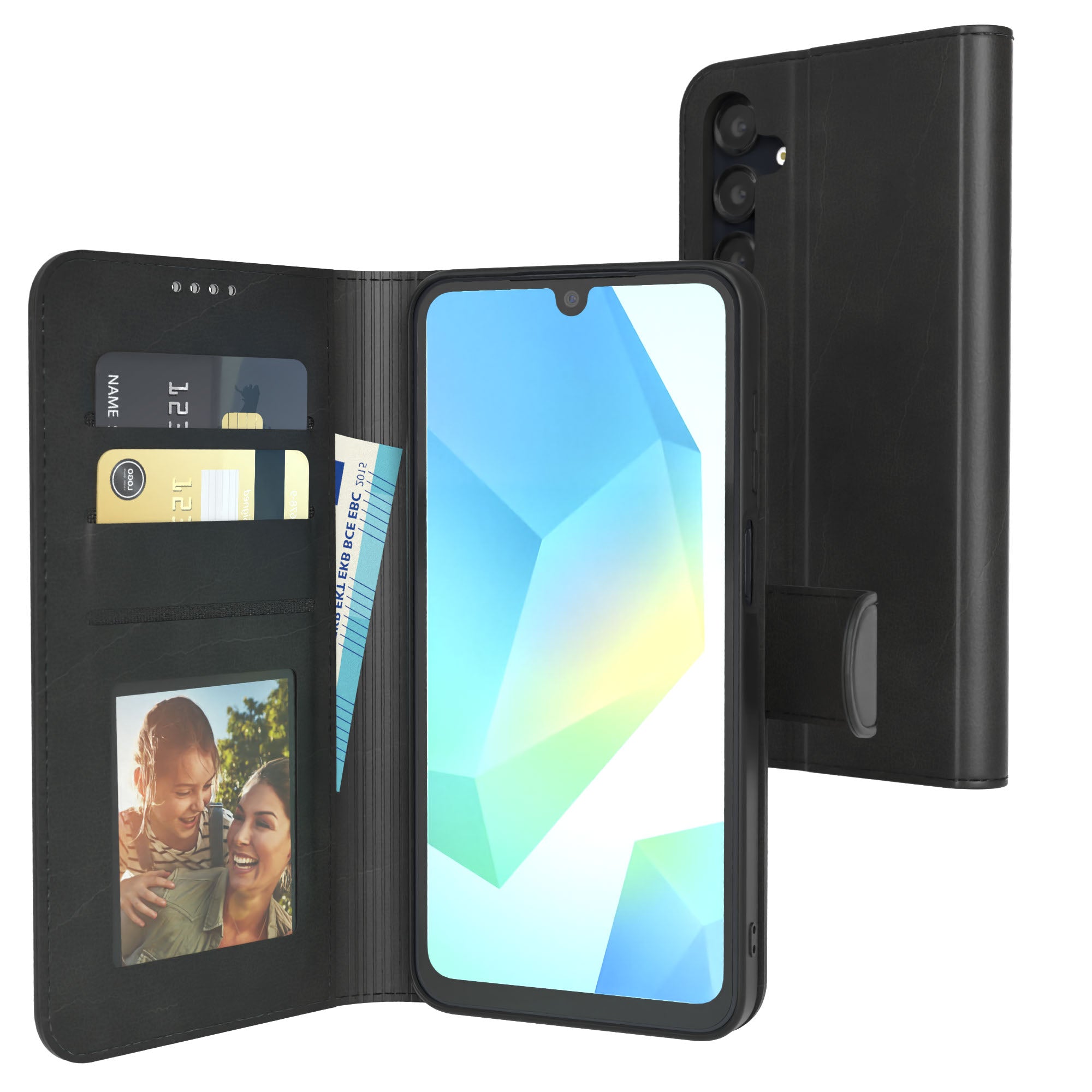Galaxy A16 Klapphülle aus Kunstleder