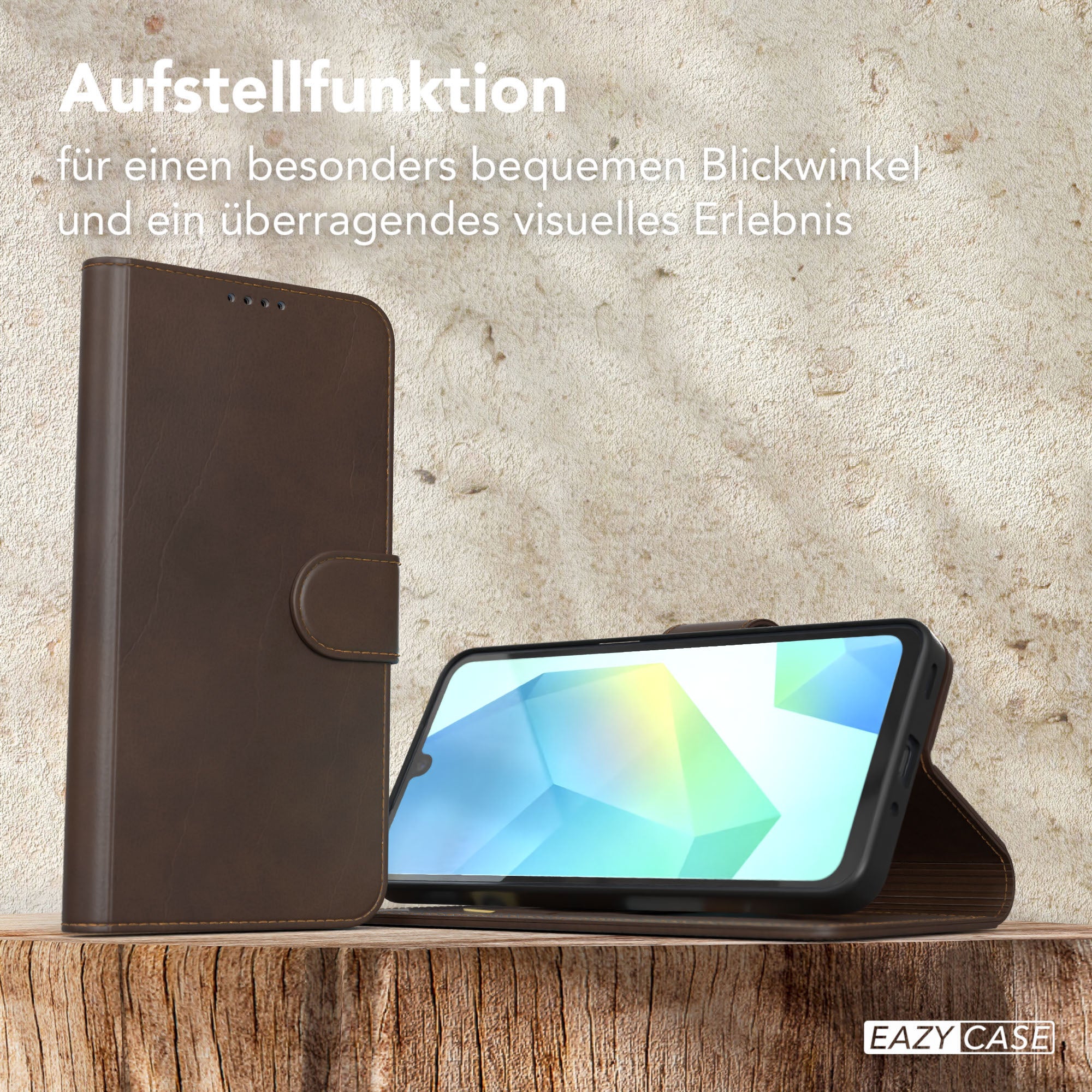 Galaxy A16 Klapphülle aus Kunstleder
