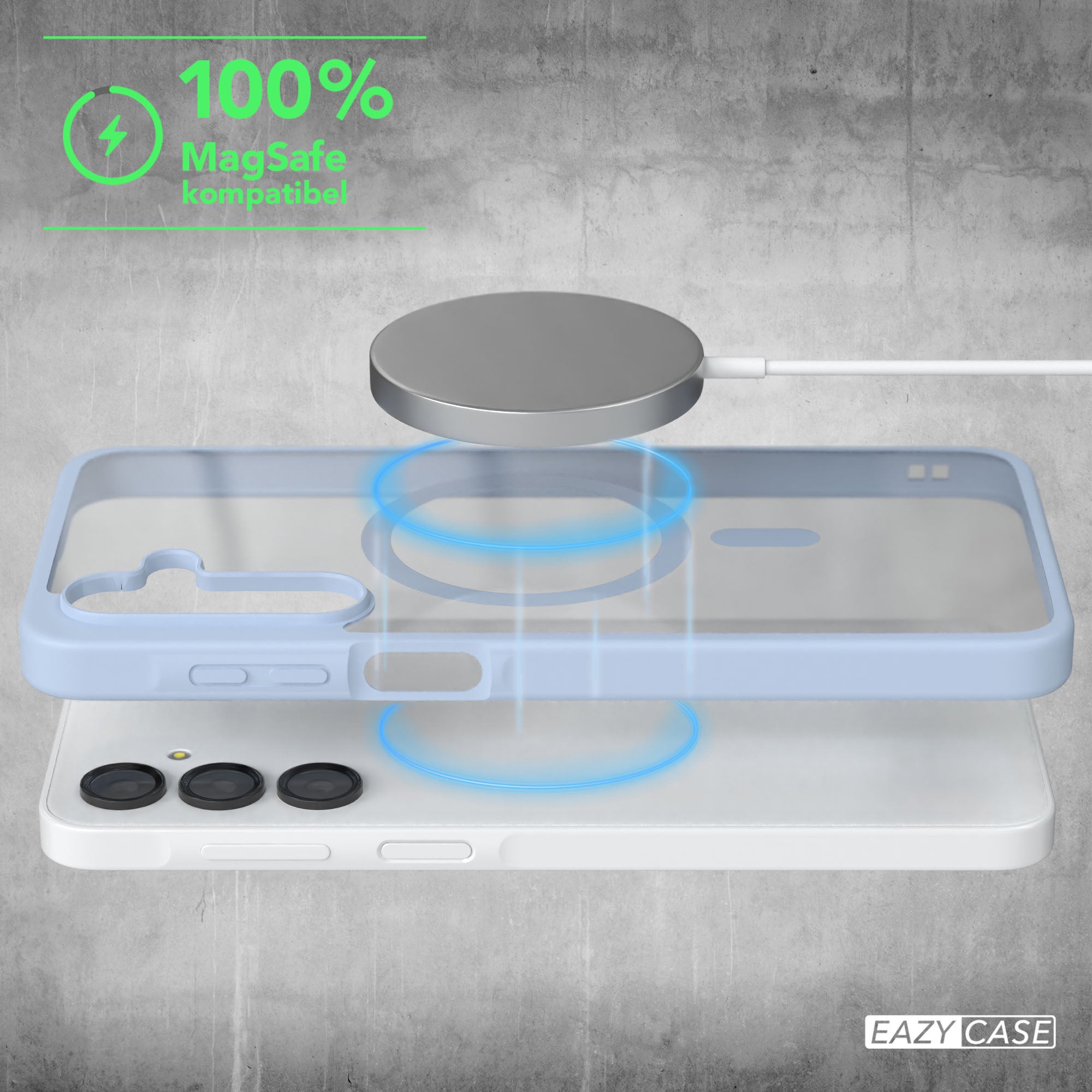 Galaxy A16 transparente Hülle mit MagSafe