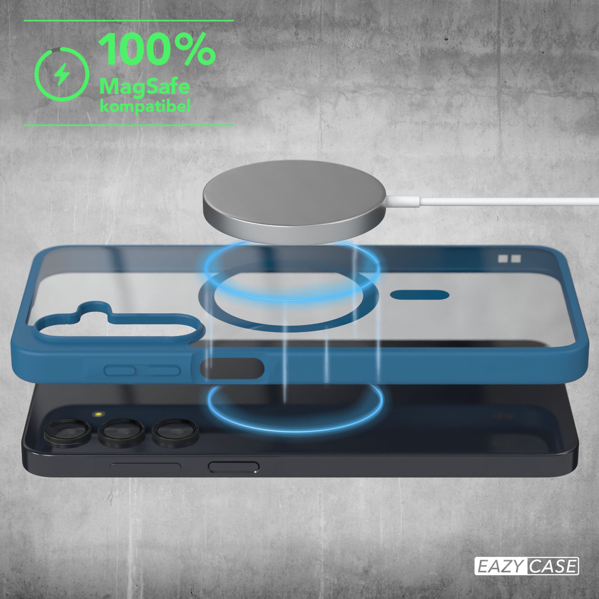 Galaxy A16 transparente Hülle mit MagSafe