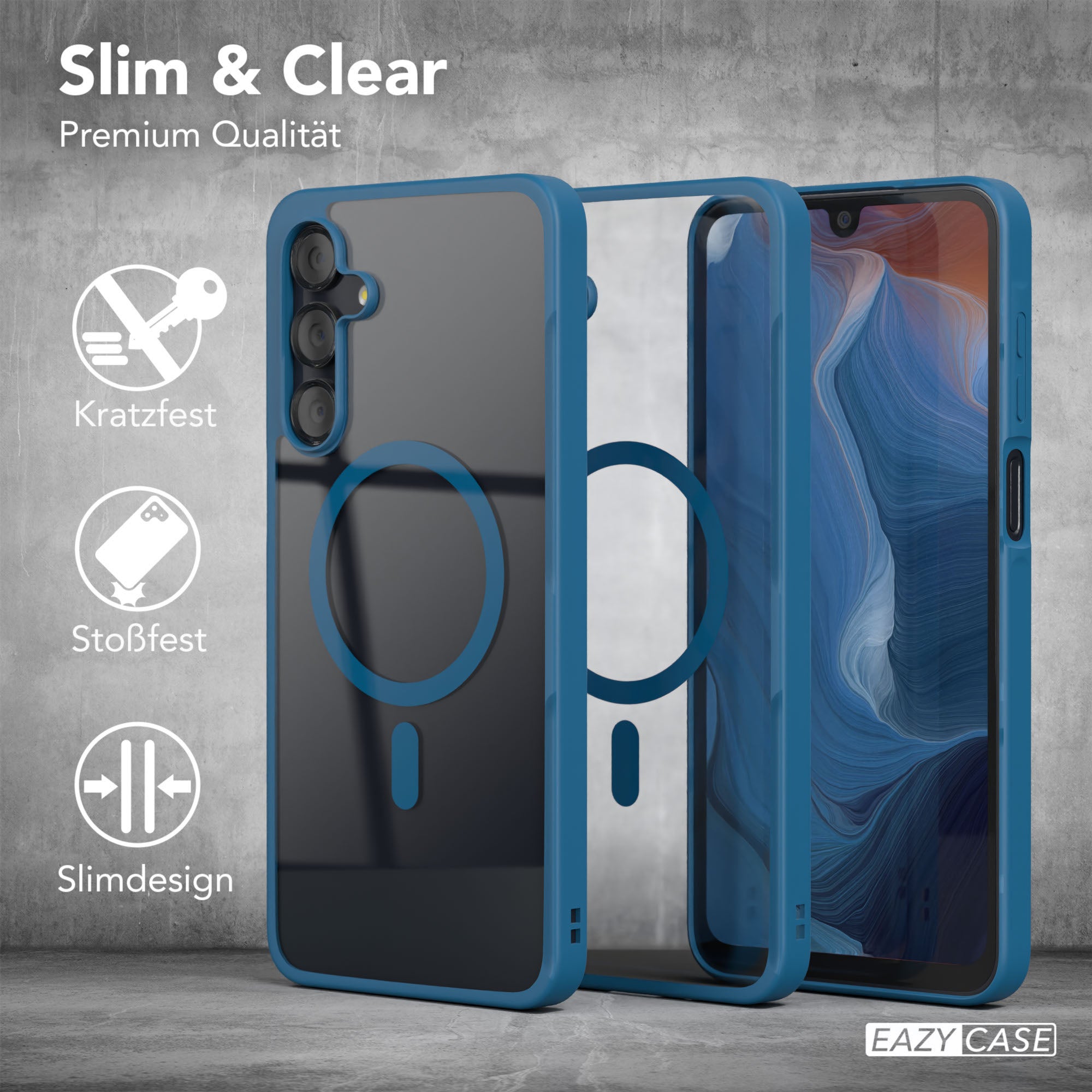 Galaxy A16 transparente Hülle mit MagSafe