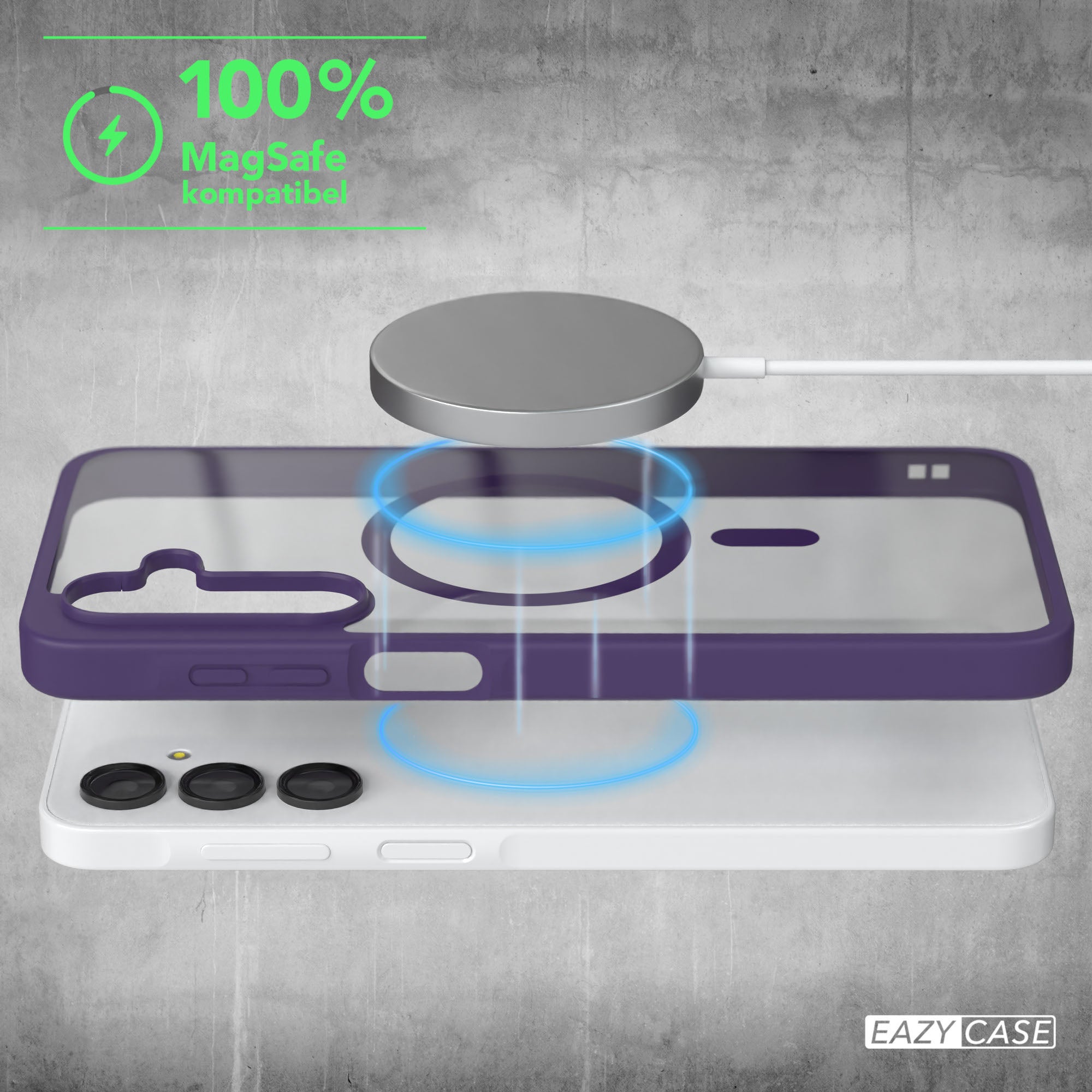 Galaxy A16 transparente Hülle mit MagSafe