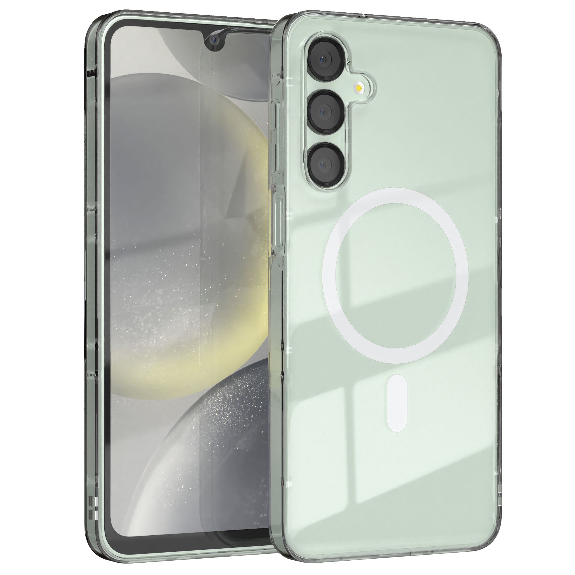 Galaxy A16 transparente Hülle mit MagSafe