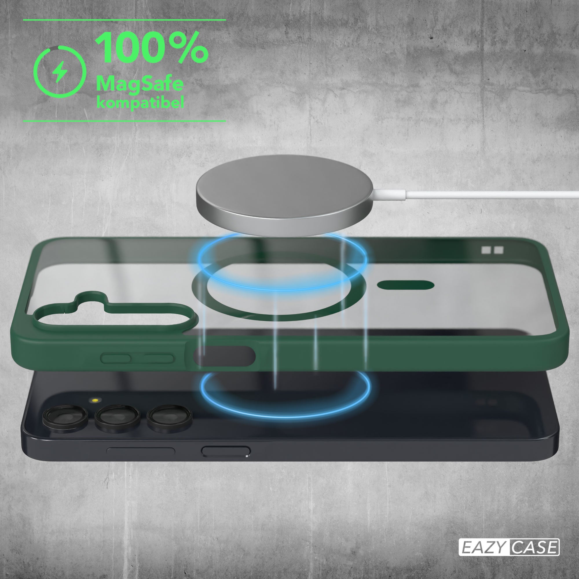Galaxy A16 transparente Hülle mit MagSafe