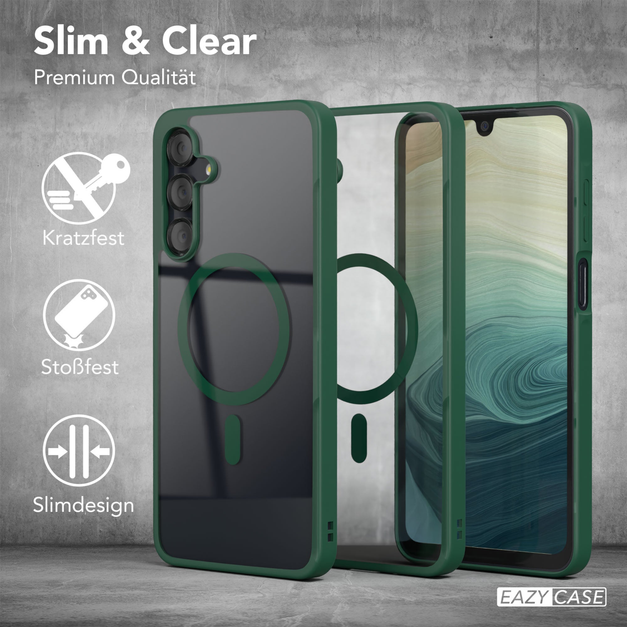 Galaxy A16 transparente Hülle mit MagSafe