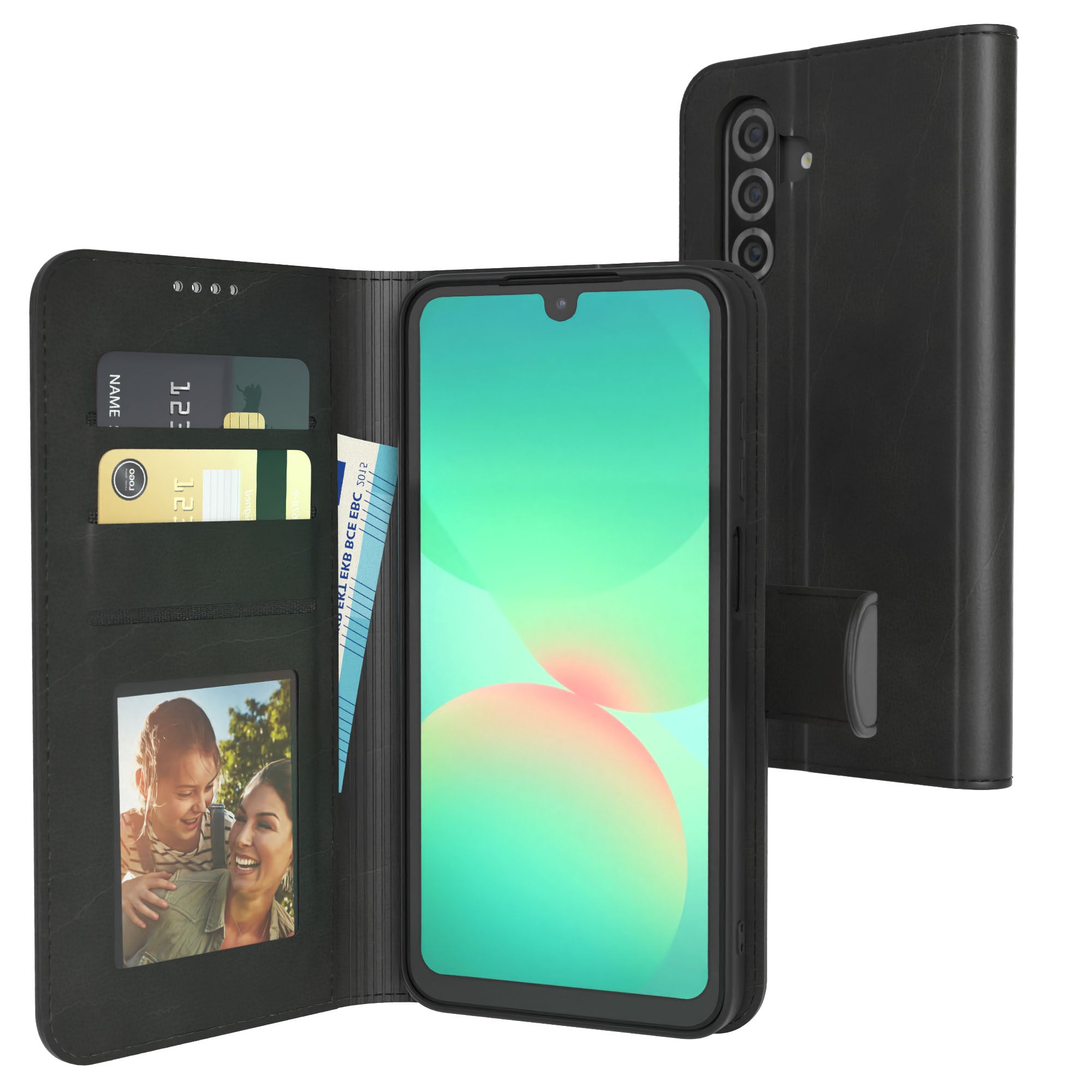 Galaxy A26 Klapphülle aus Kunstleder