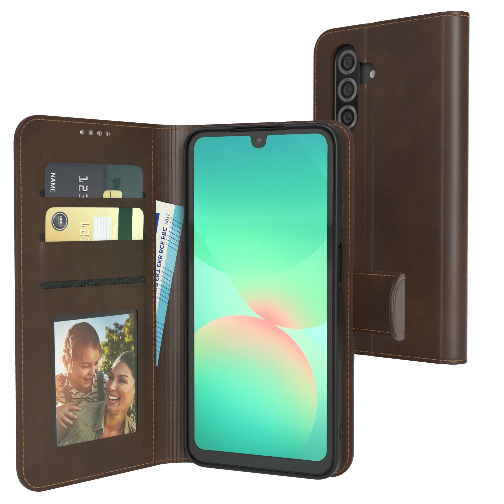 Galaxy A26 Klapphülle aus Kunstleder