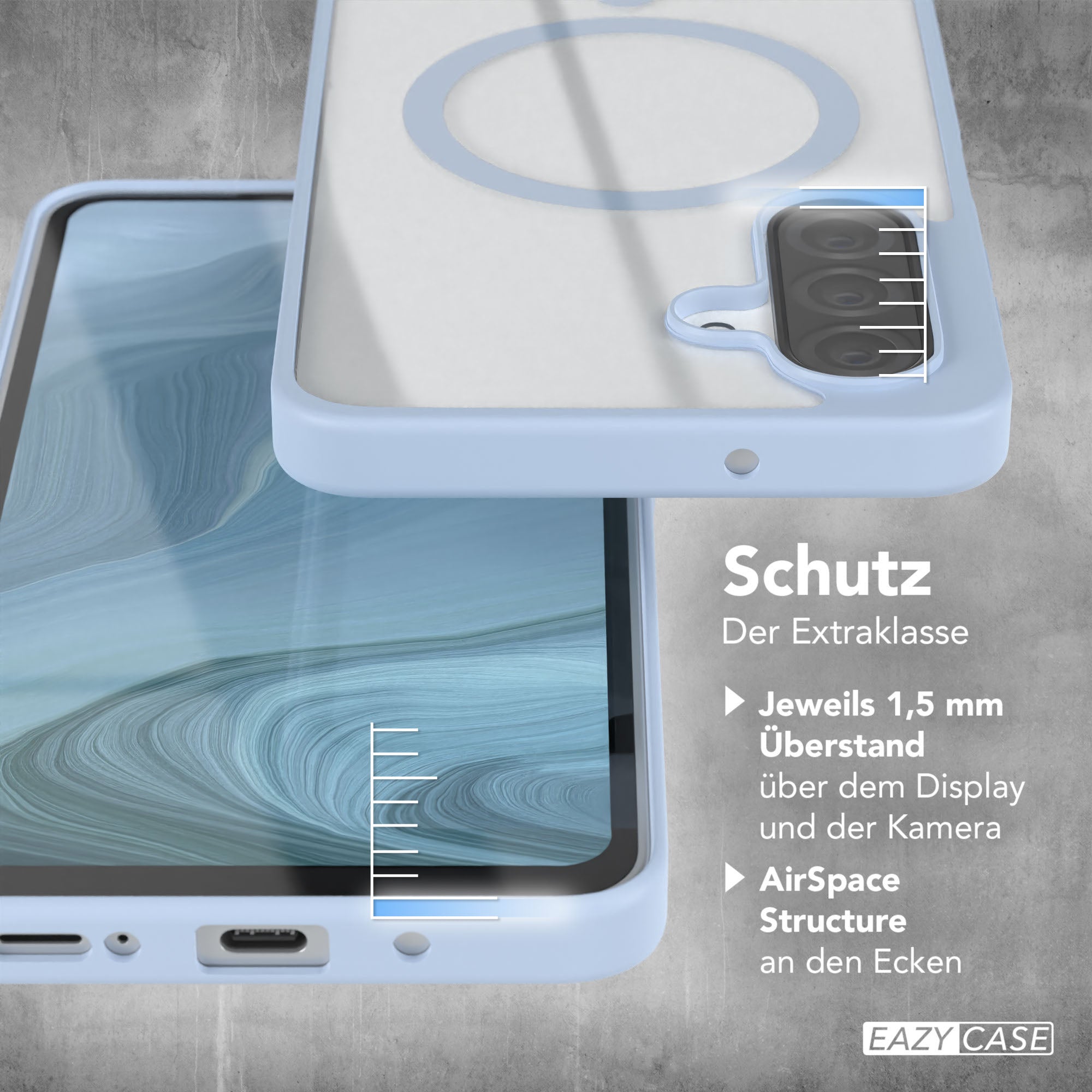 Galaxy A26 transparente Hülle mit MagSafe