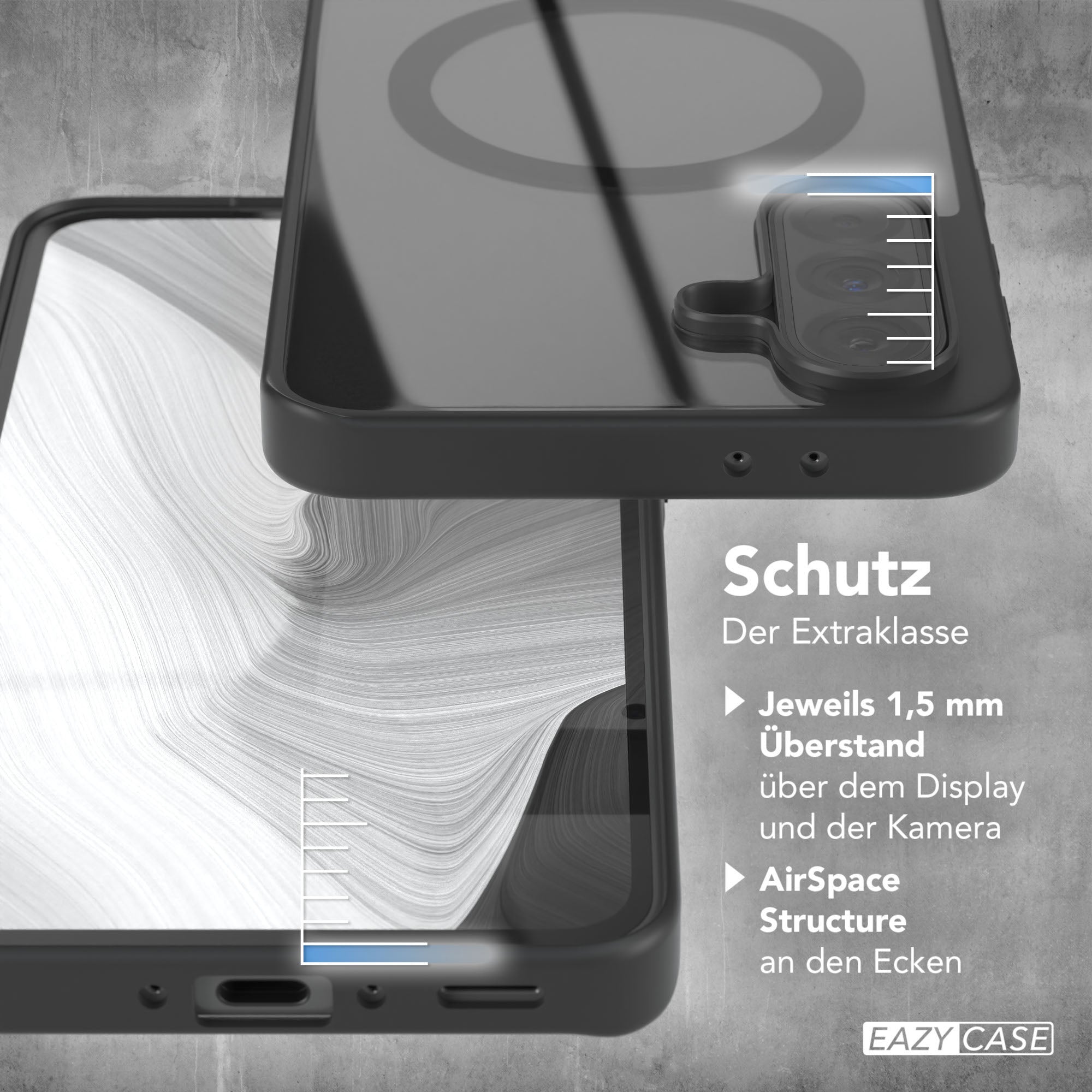 Galaxy A36 transparente Hülle mit MagSafe