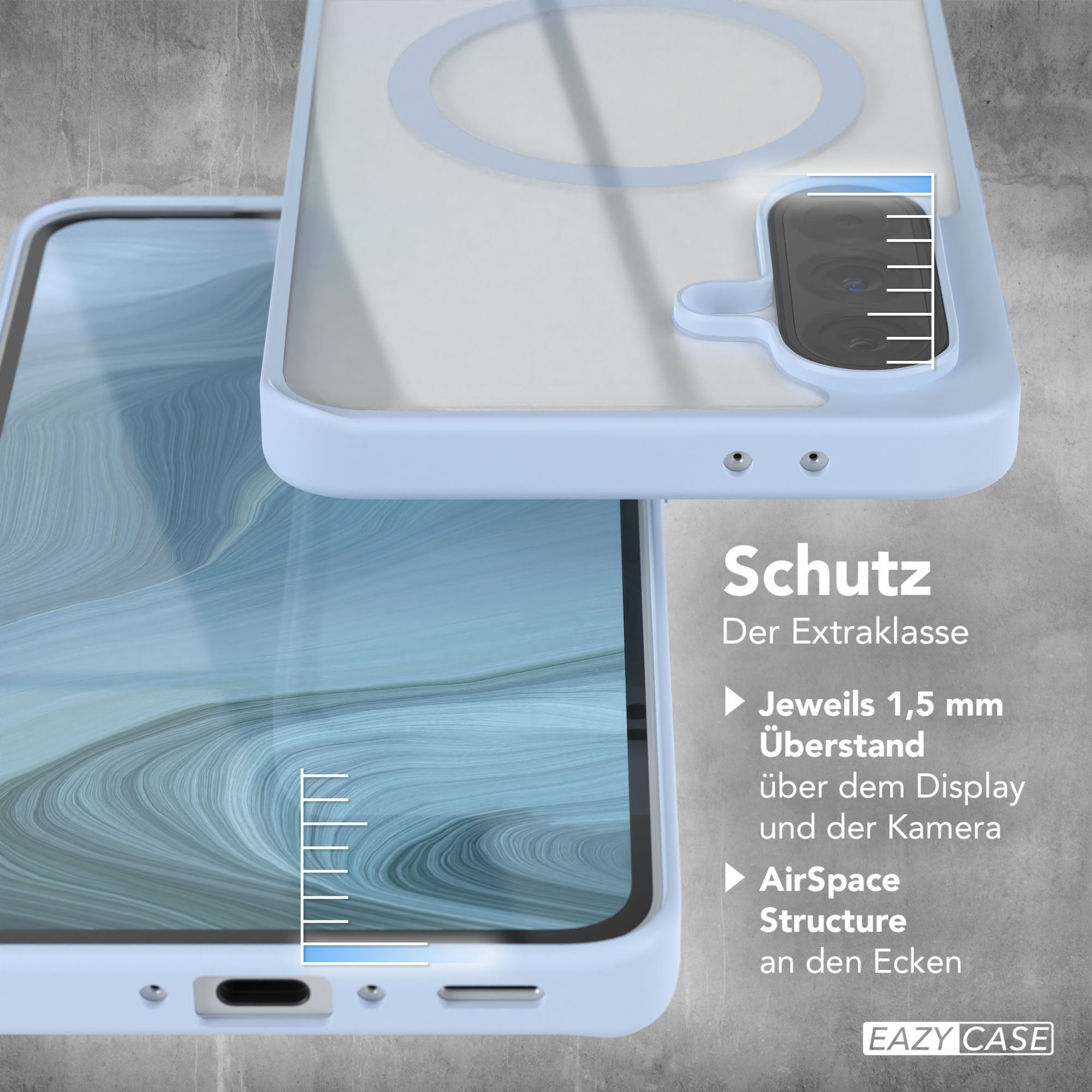 Galaxy A36 transparente Hülle mit MagSafe