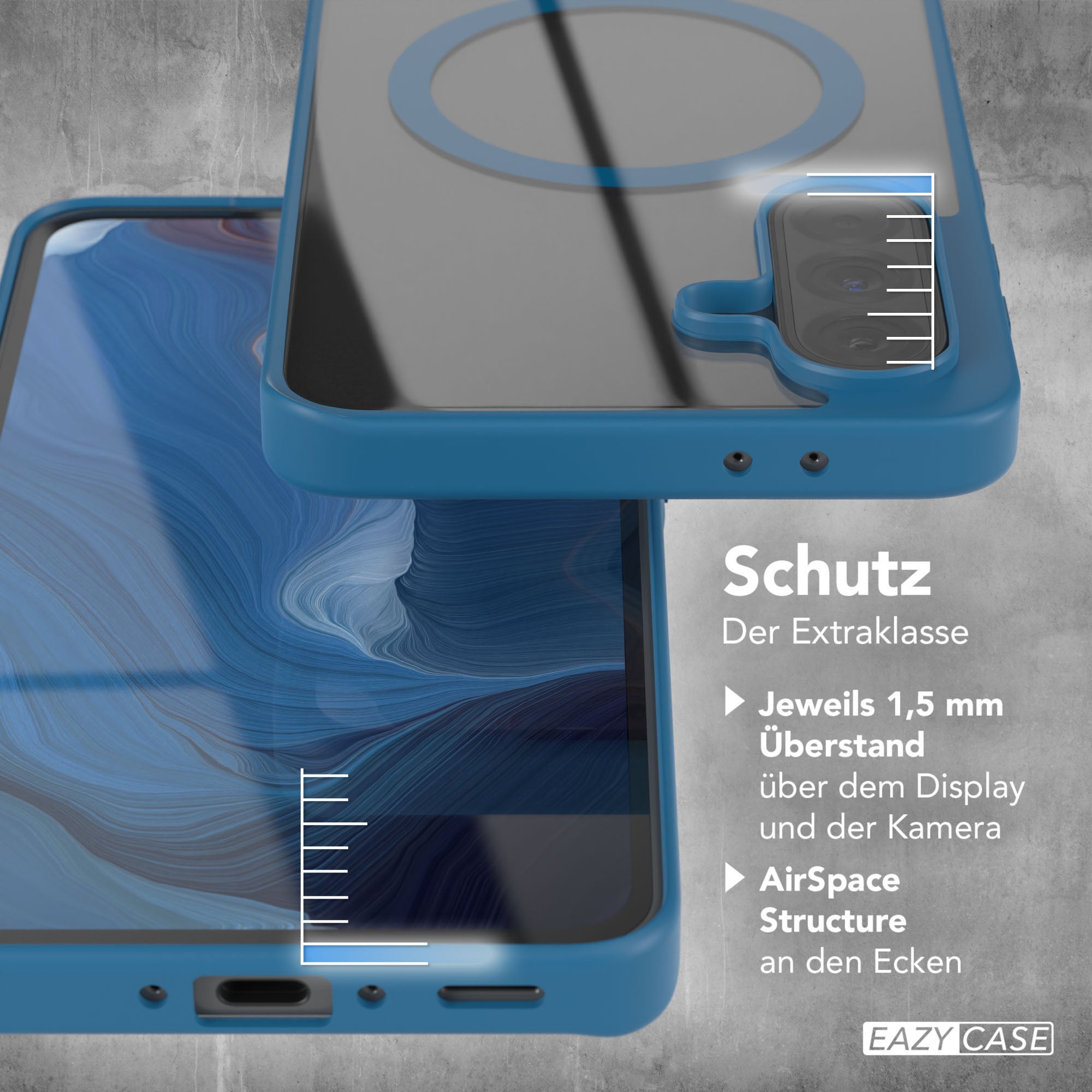 Galaxy A36 transparente Hülle mit MagSafe