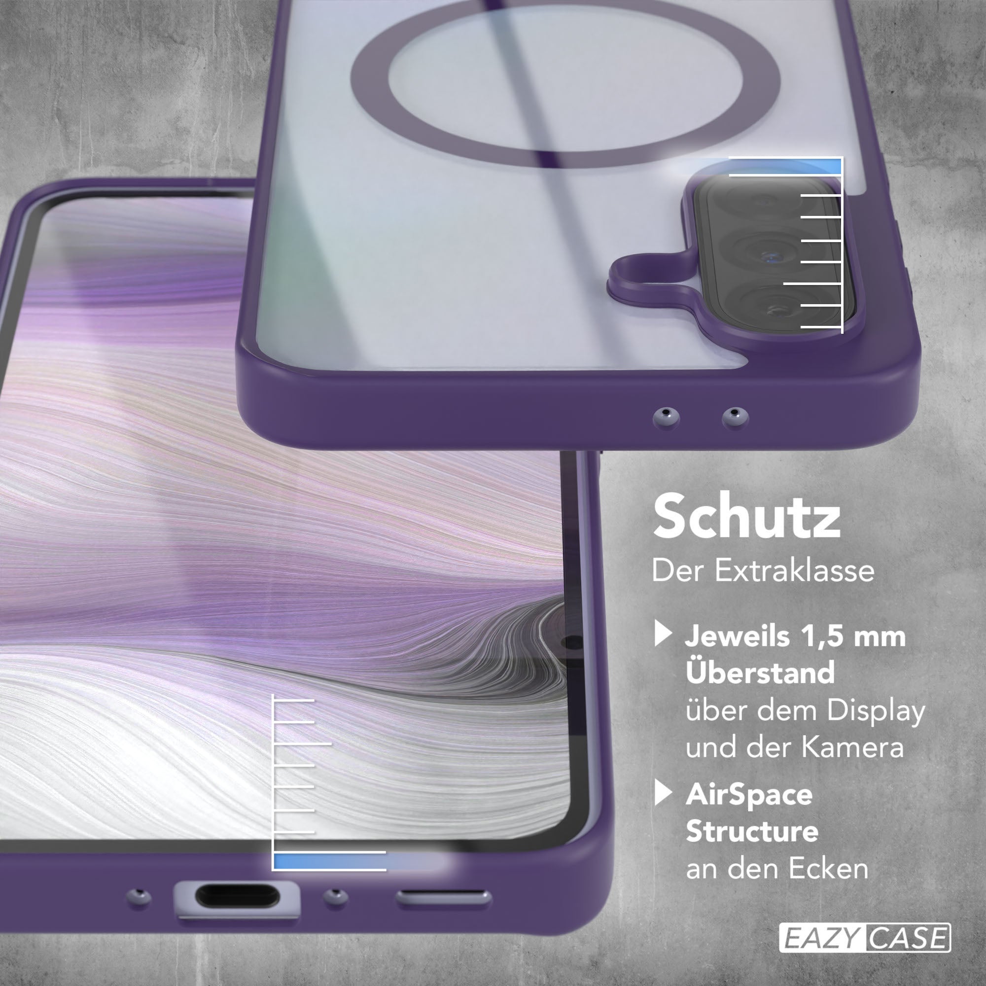 Galaxy A36 transparente Hülle mit MagSafe
