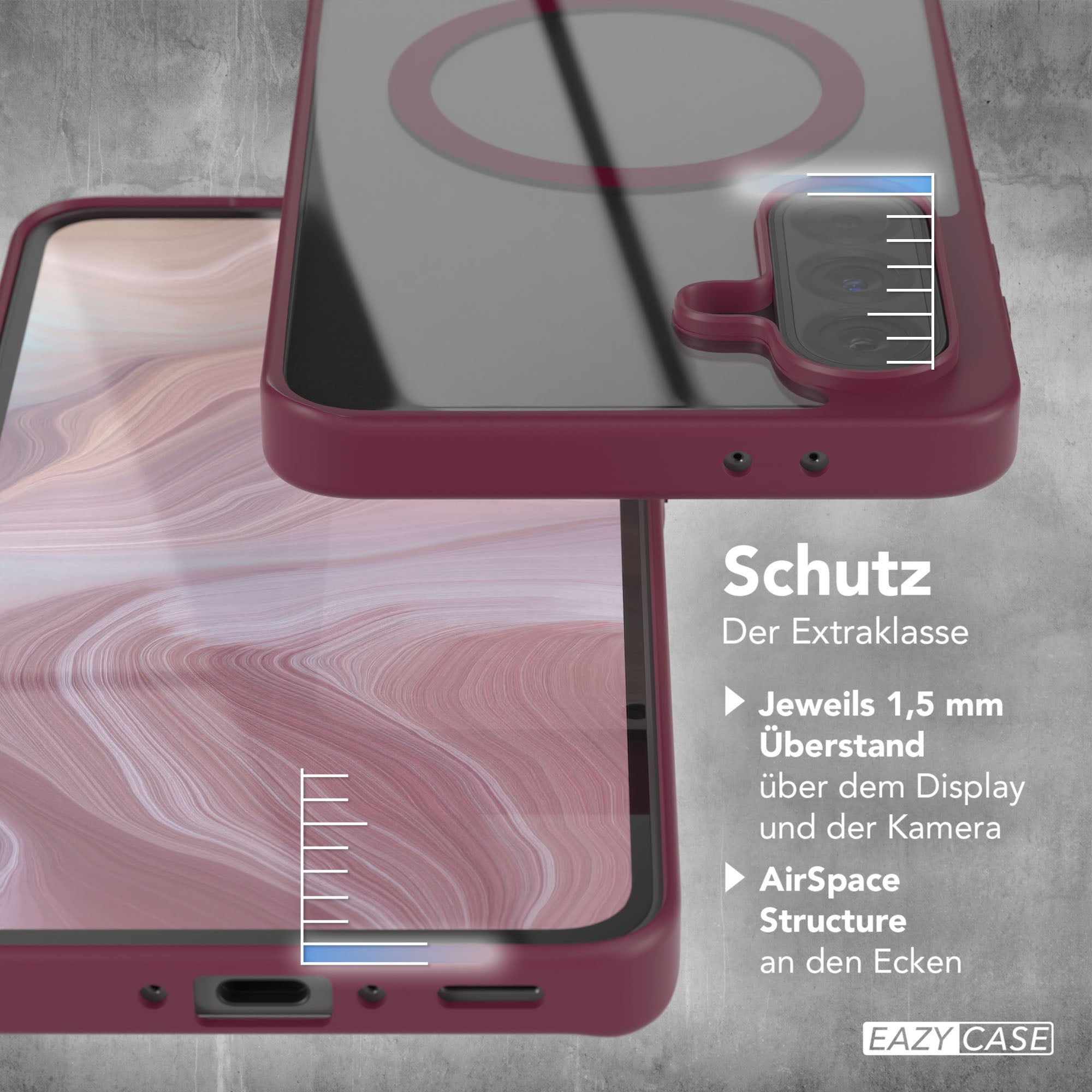 Galaxy A36 transparente Hülle mit MagSafe