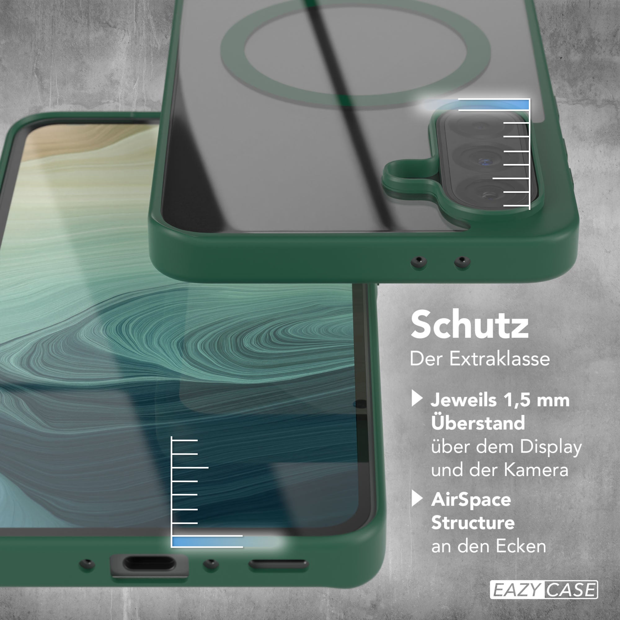 Galaxy A36 transparente Hülle mit MagSafe