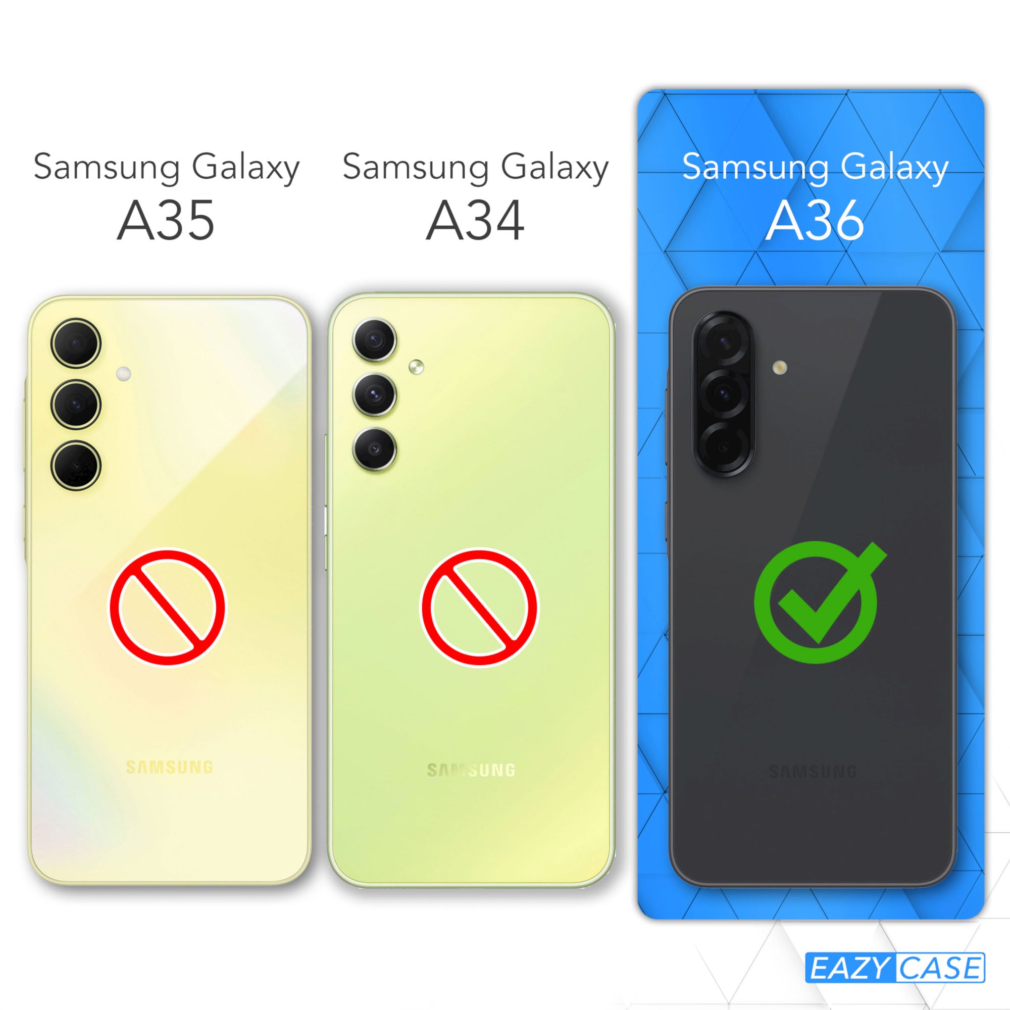 Galaxy A36 transparentes Slimcover