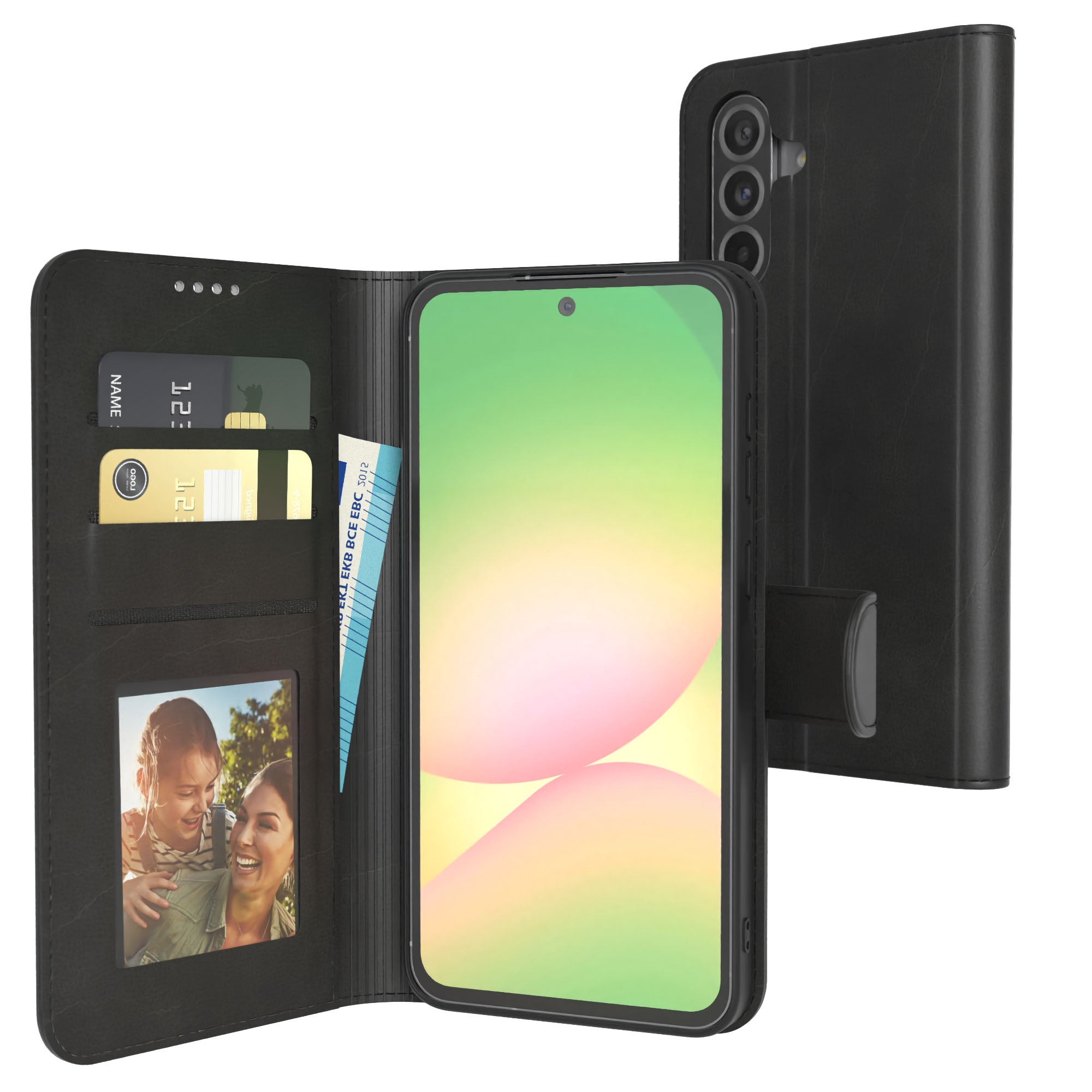 Galaxy A56 Klapphülle aus Kunstleder