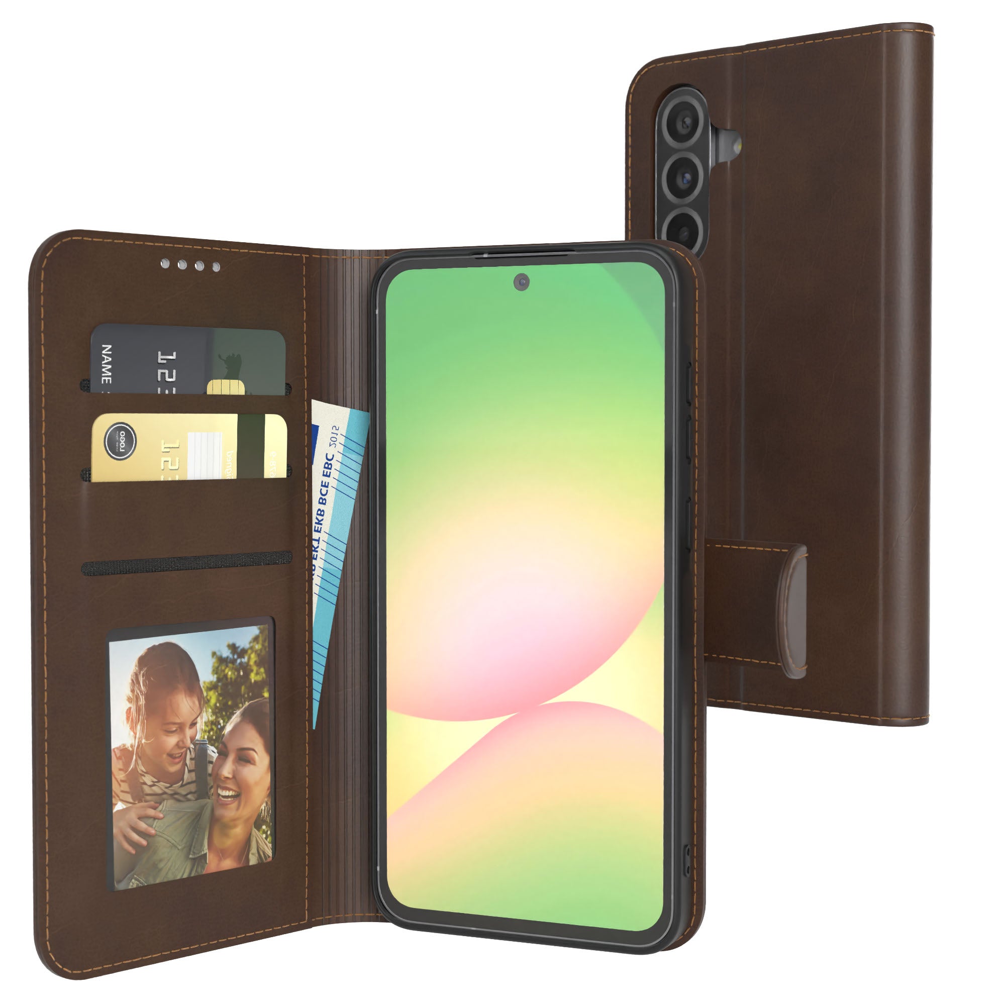 Galaxy A56 Klapphülle aus Kunstleder