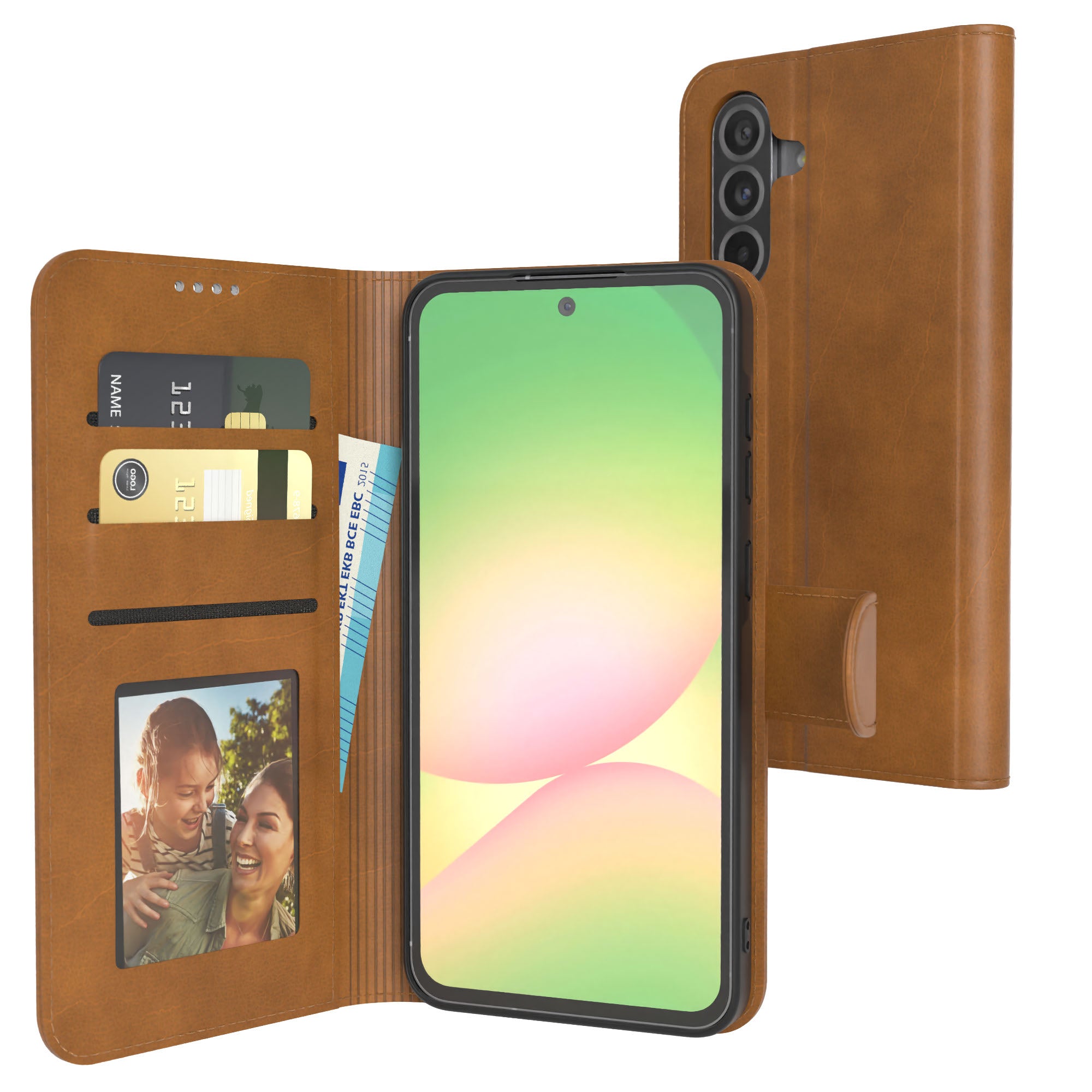Galaxy A56 Klapphülle aus Kunstleder