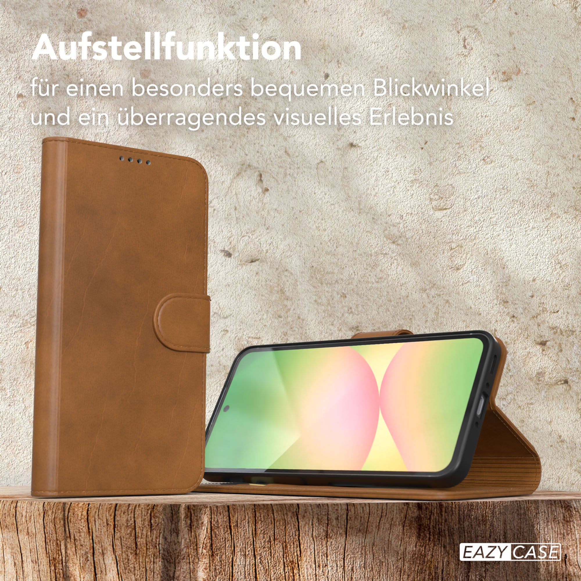 Galaxy A56 Klapphülle aus Kunstleder