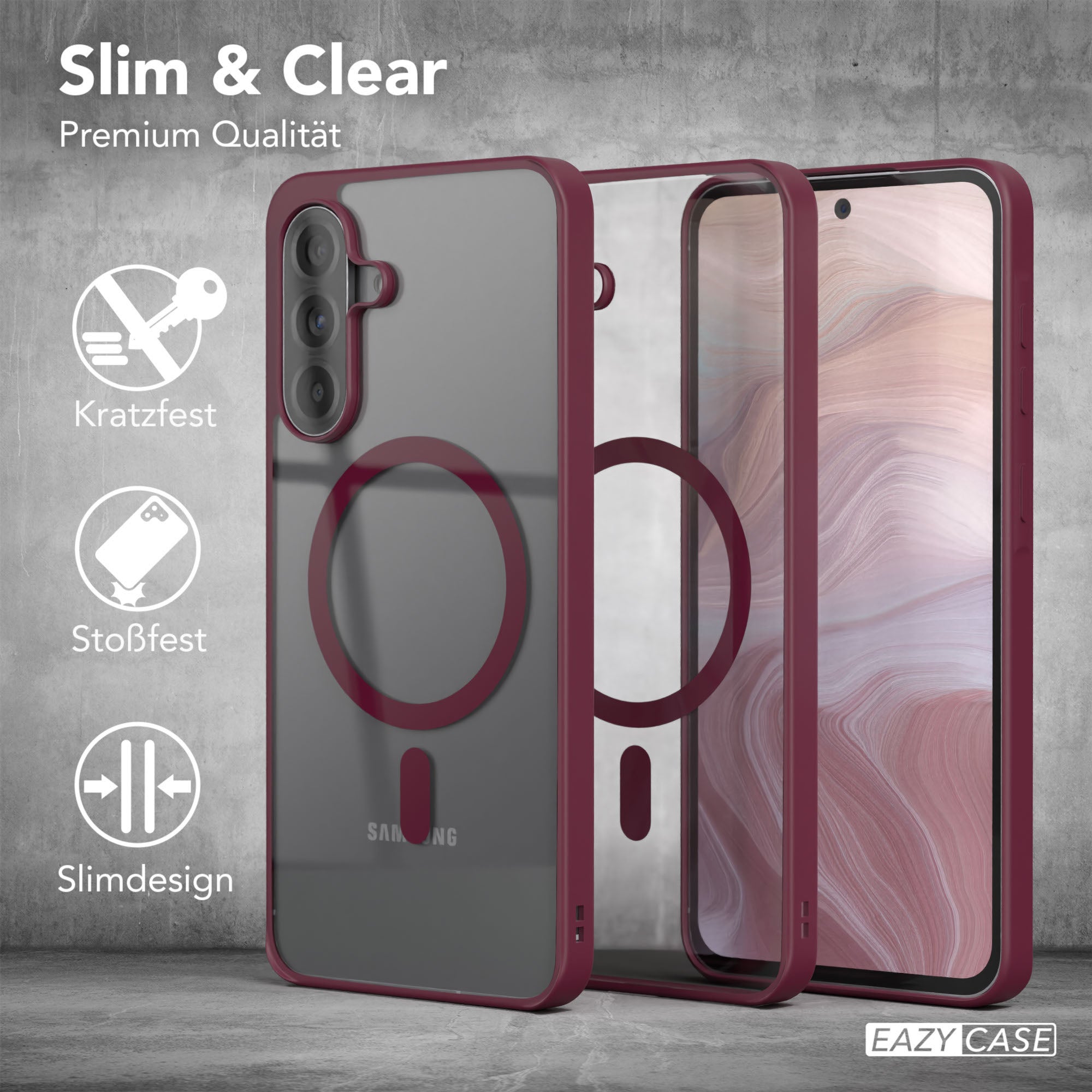 Galaxy A56 transparente Hülle mit MagSafe