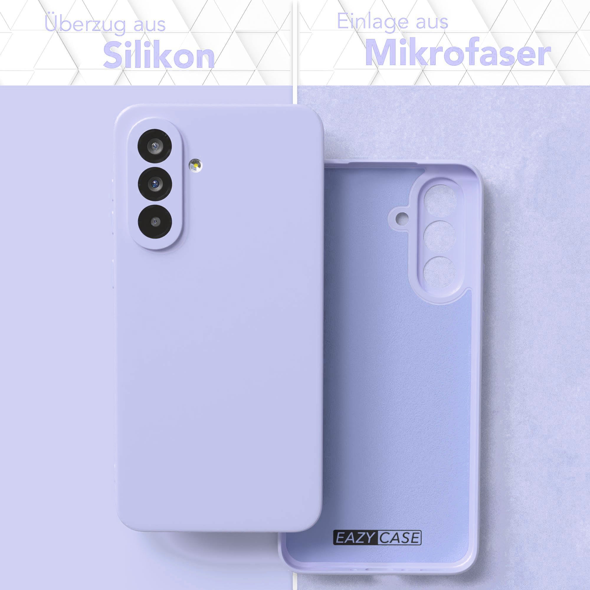 Samsung Galaxy A56 Silikonhülle mit Kameraschutz und Komfort-Buttons
