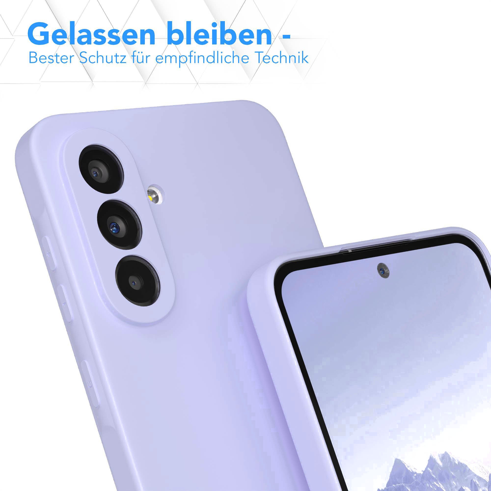 Samsung Galaxy A56 Silikonhülle mit Kameraschutz und Komfort-Buttons