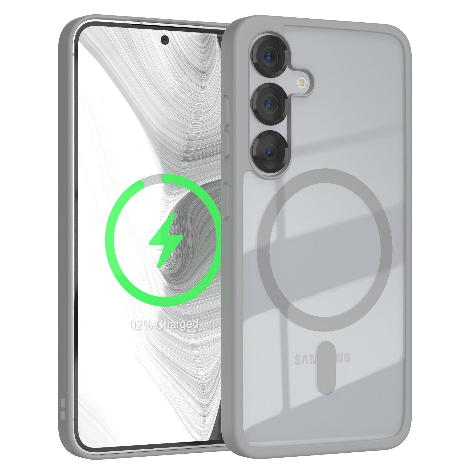 Galaxy S25 transparente Hülle mit MagSafe