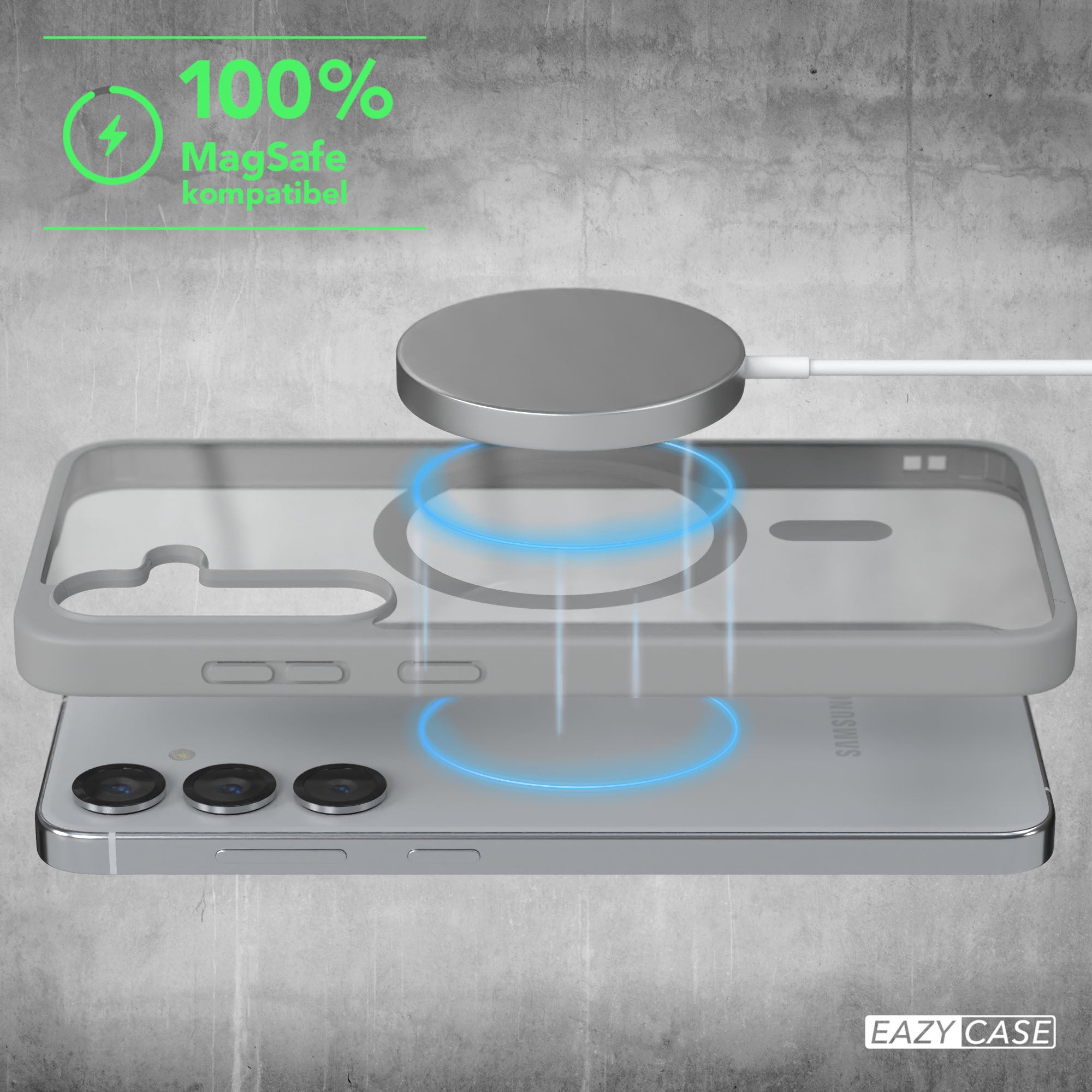 Galaxy S25 Plus transparente Hülle mit MagSafe