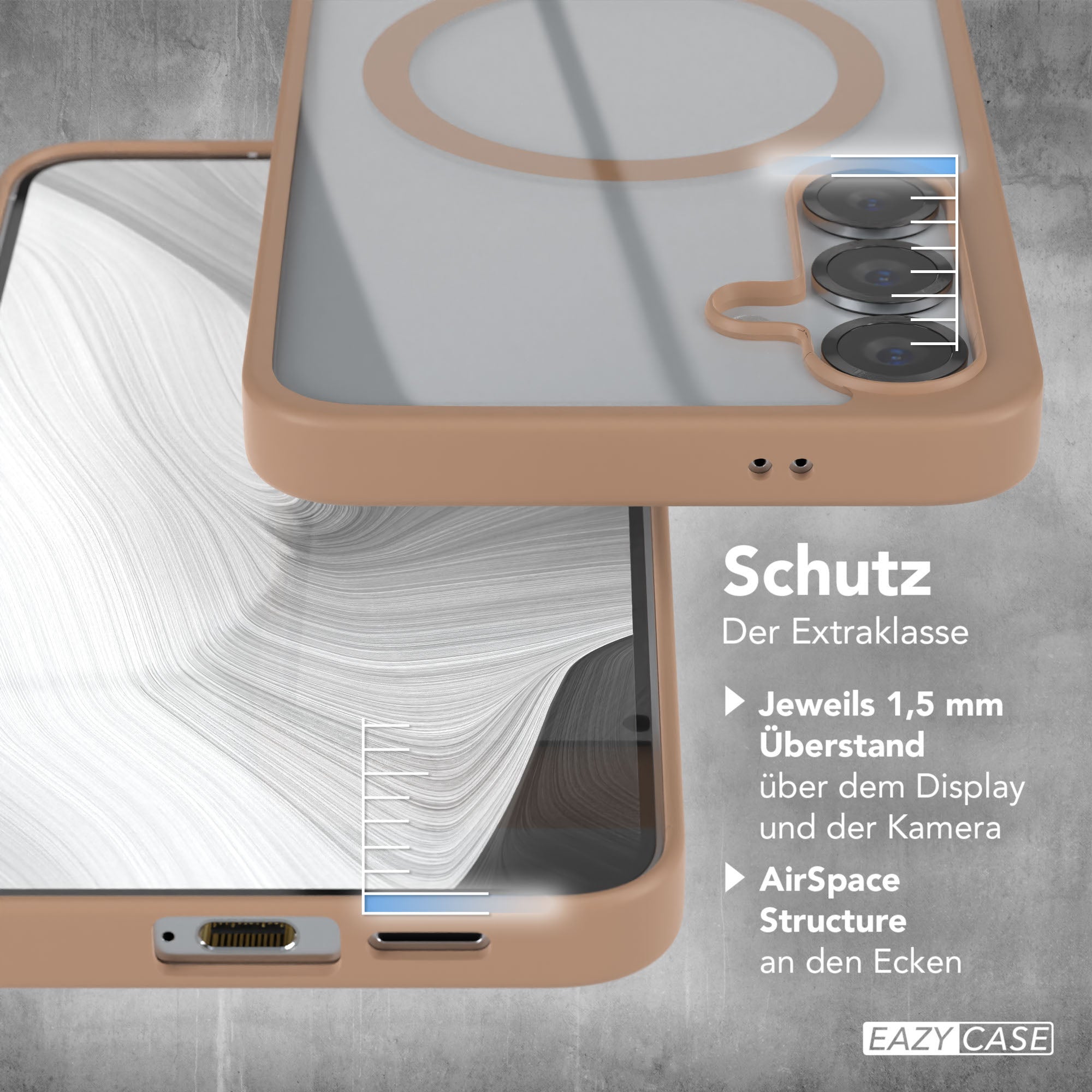 Galaxy S25 Plus transparente Hülle mit MagSafe