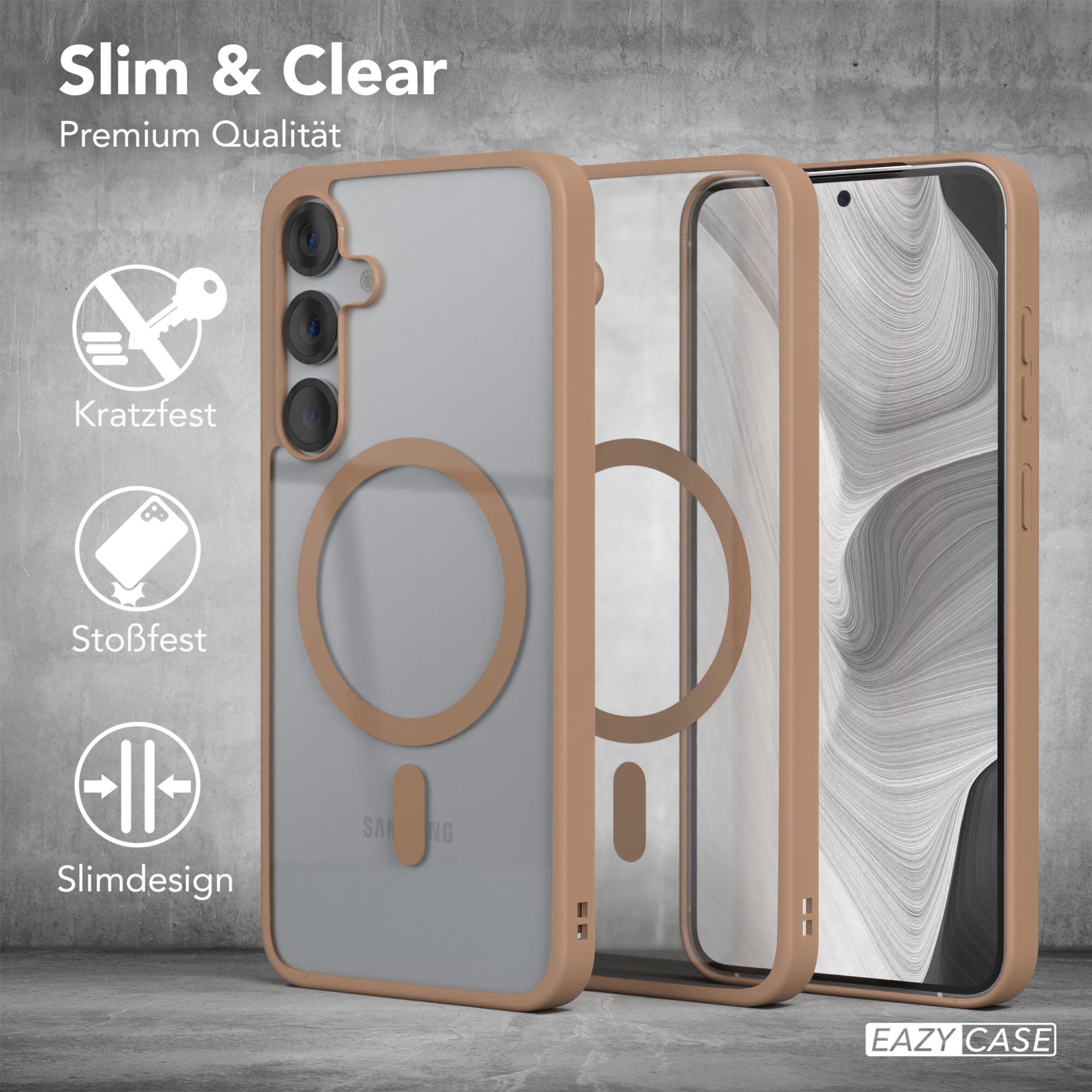 Galaxy S25 Plus transparente Hülle mit MagSafe