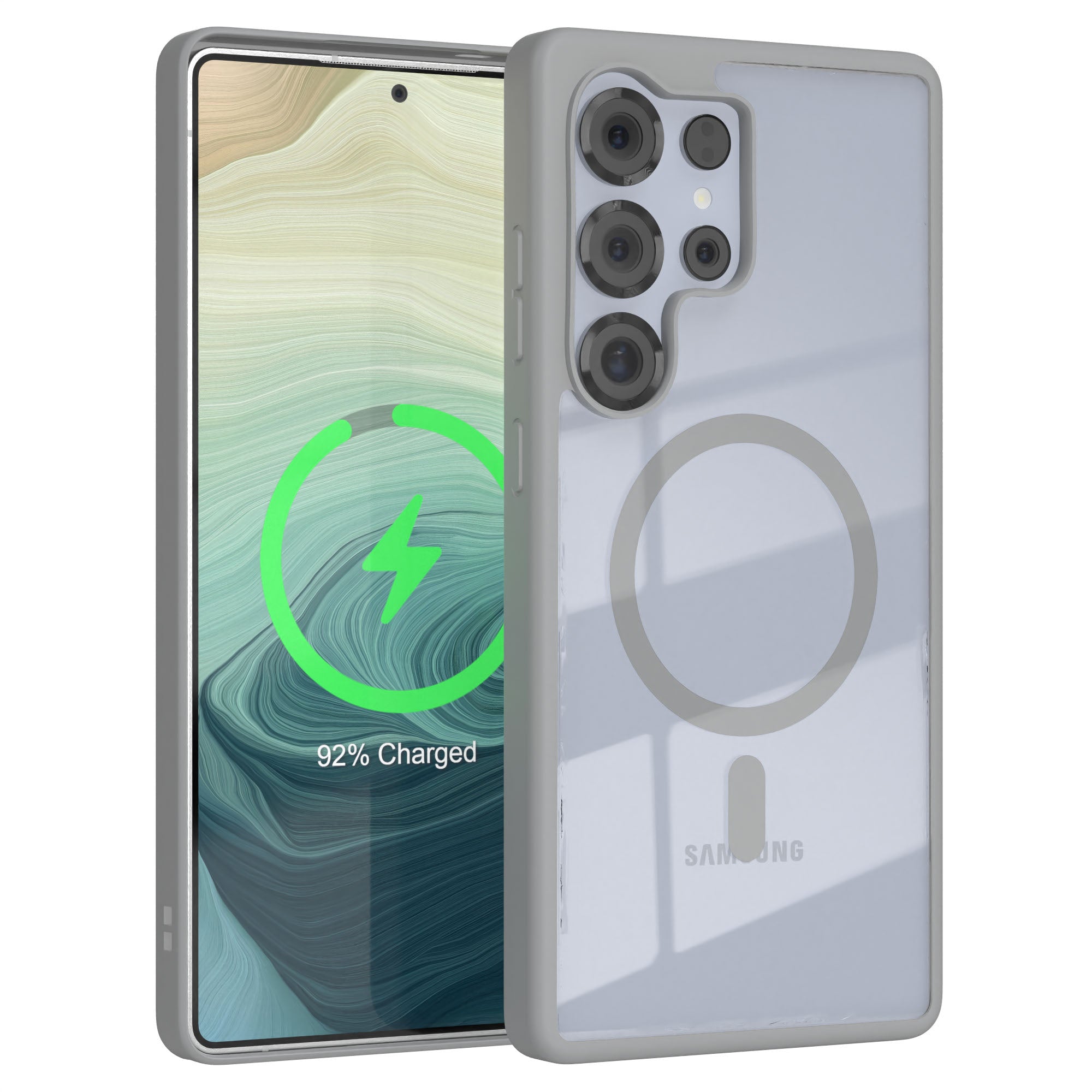 Galaxy S25 Ultra transparente Hülle mit MagSafe