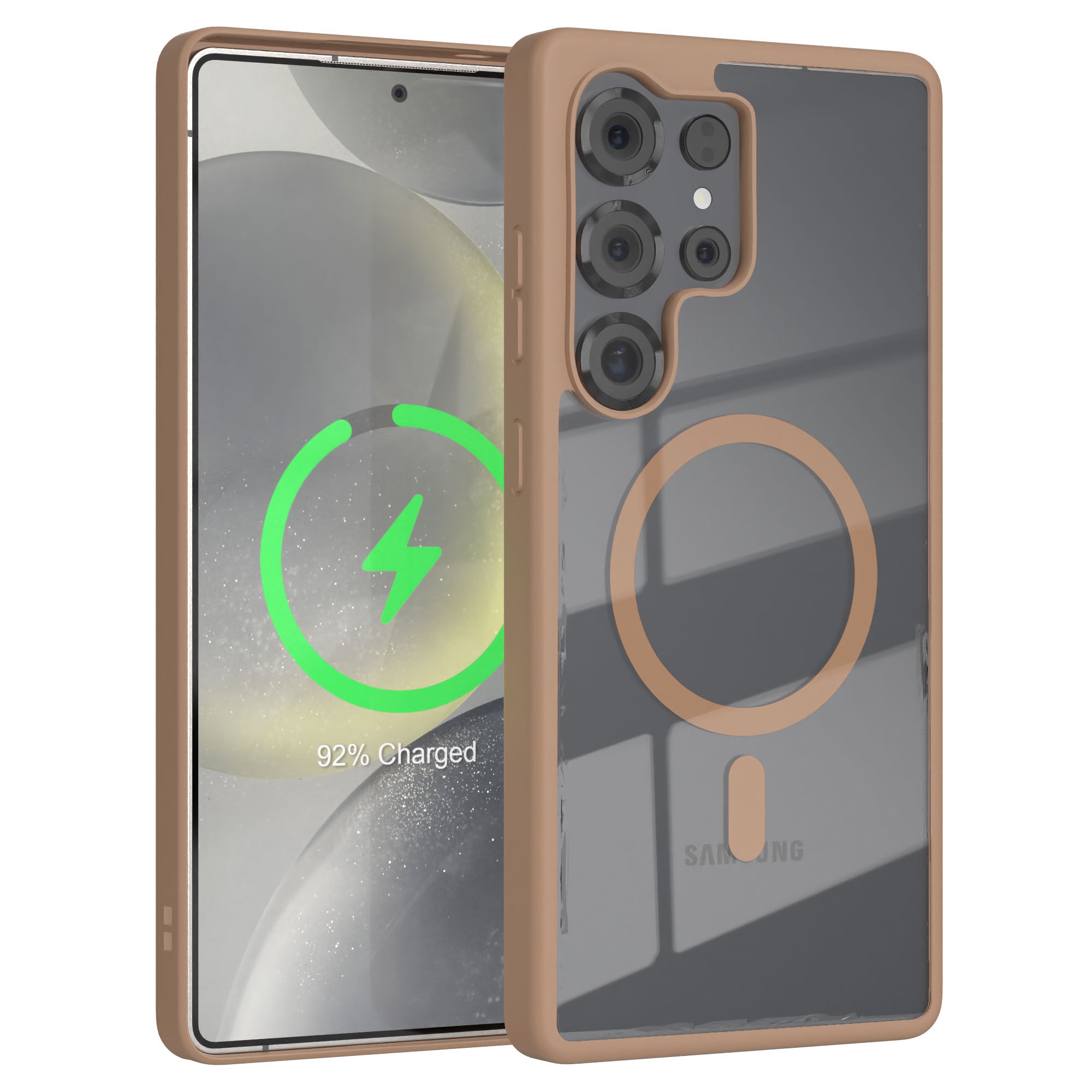 Galaxy S25 Ultra transparente Hülle mit MagSafe