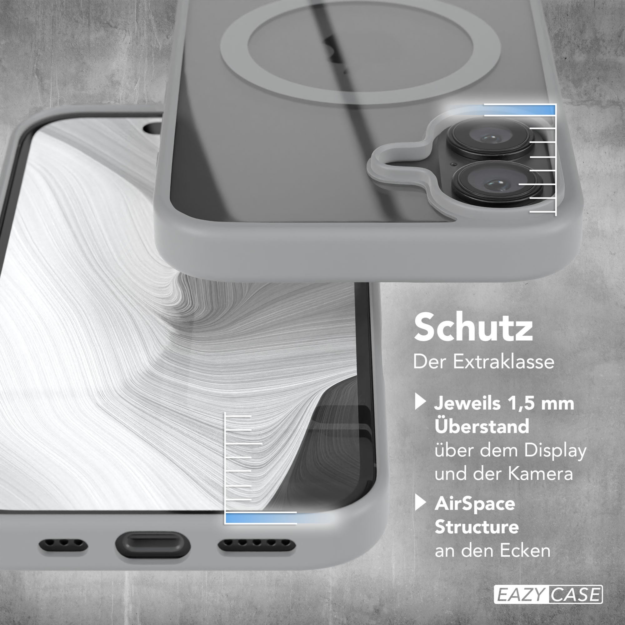 iPhone 16 transparente Hülle mit MagSafe