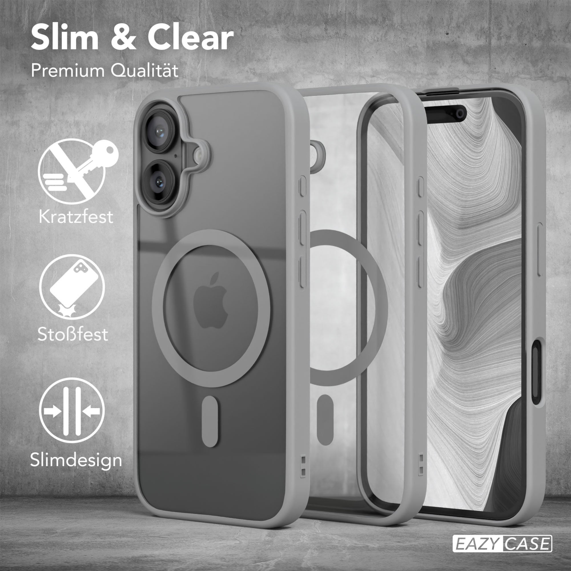 iPhone 16 transparente Hülle mit MagSafe