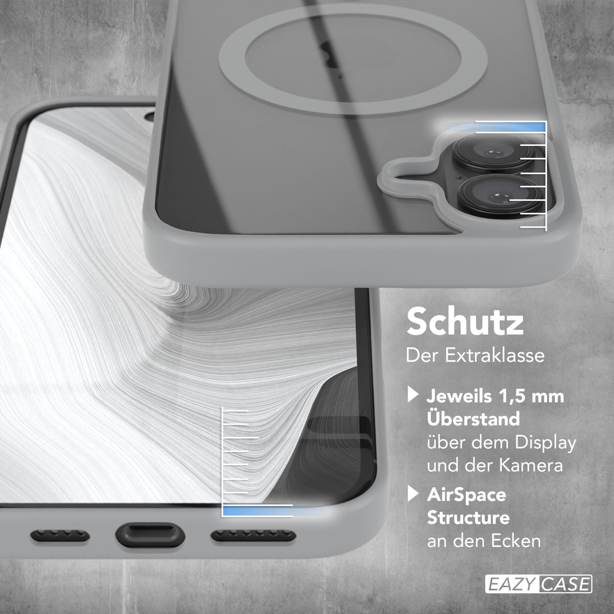 iPhone 16 Plus transparente Hülle mit MagSafe