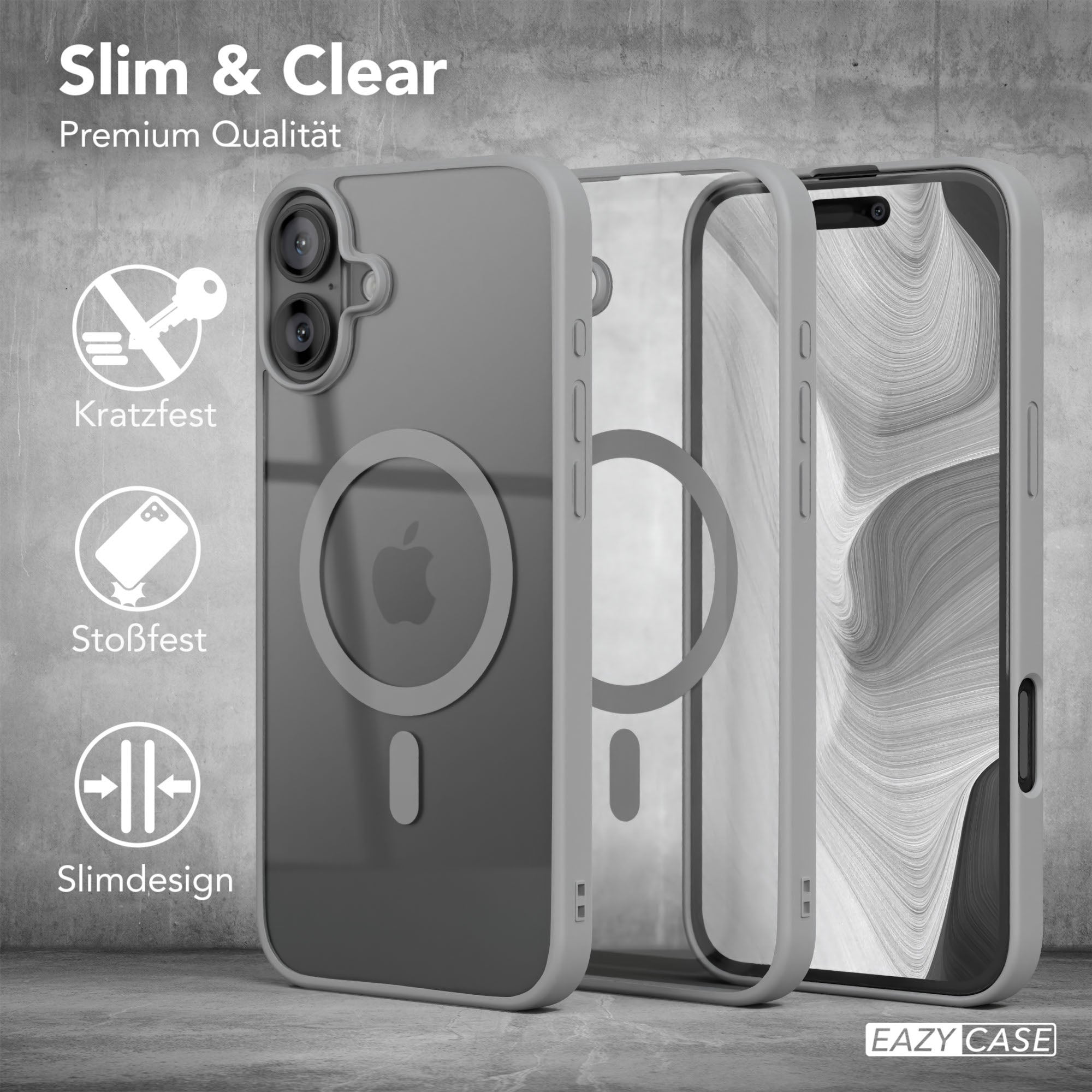iPhone 16 Plus transparente Hülle mit MagSafe
