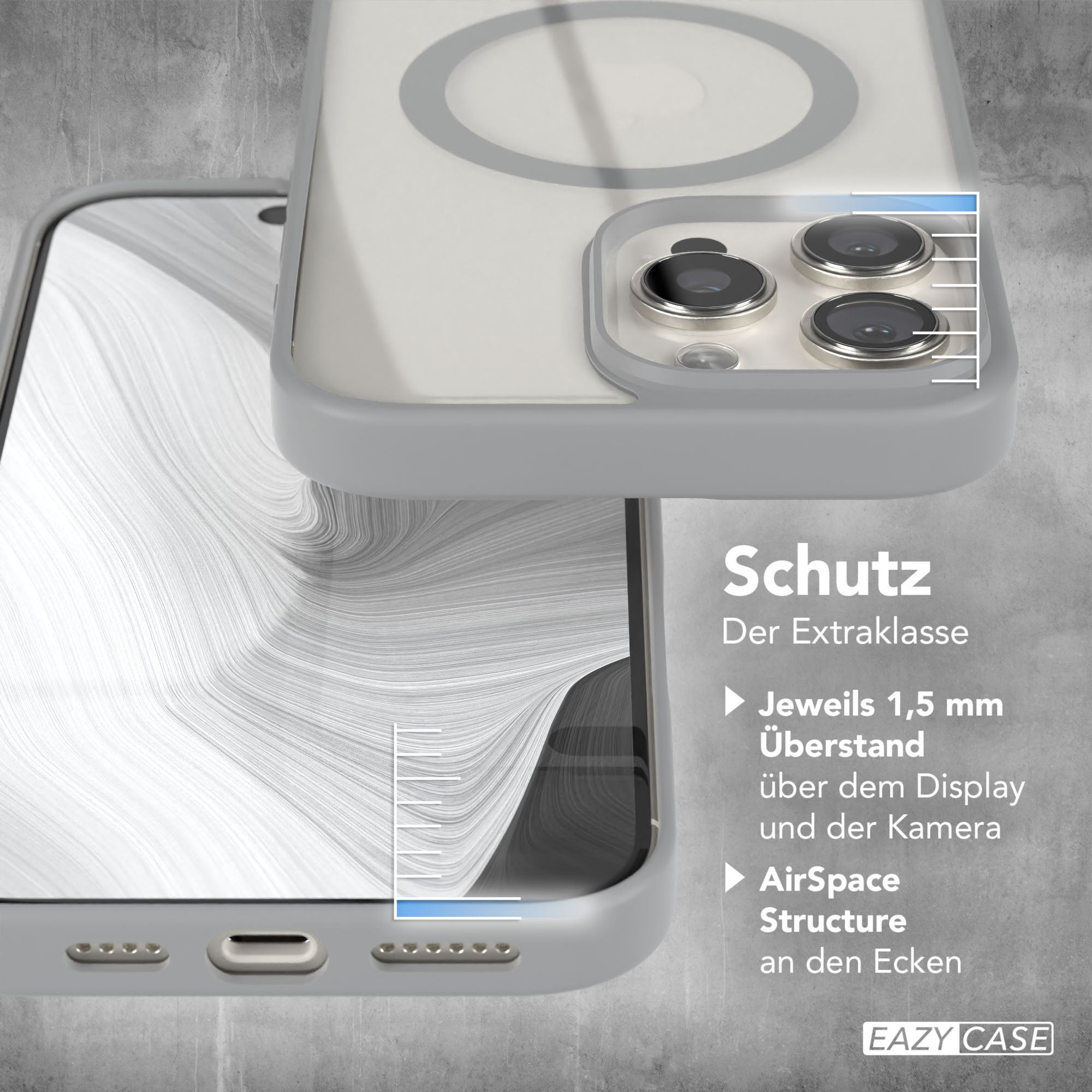 iPhone 16 Pro Max transparente Hülle mit MagSafe