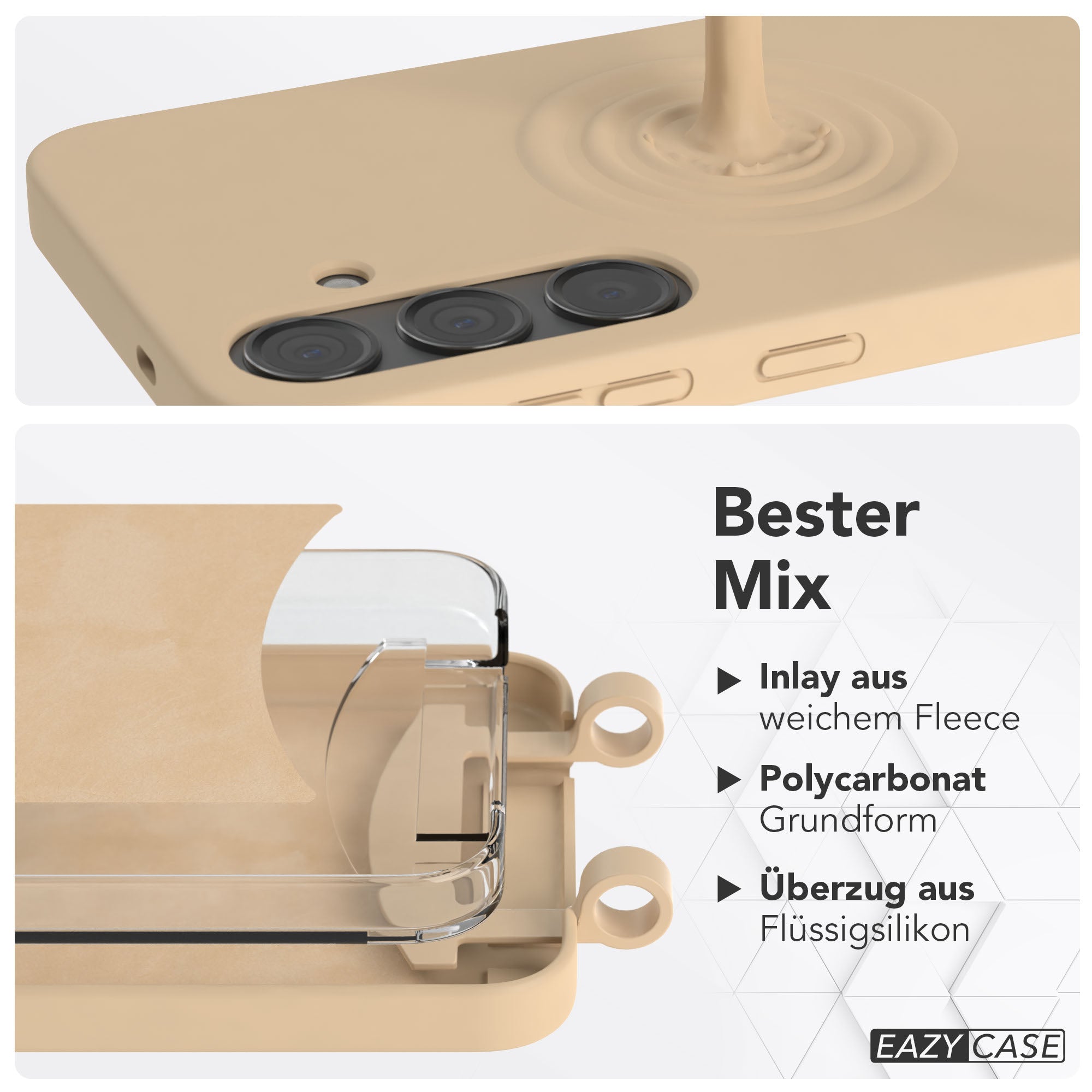 Samsung Galaxy S24 Plus 2in1 Handykette mit abnehmbarer Kordel Silikon