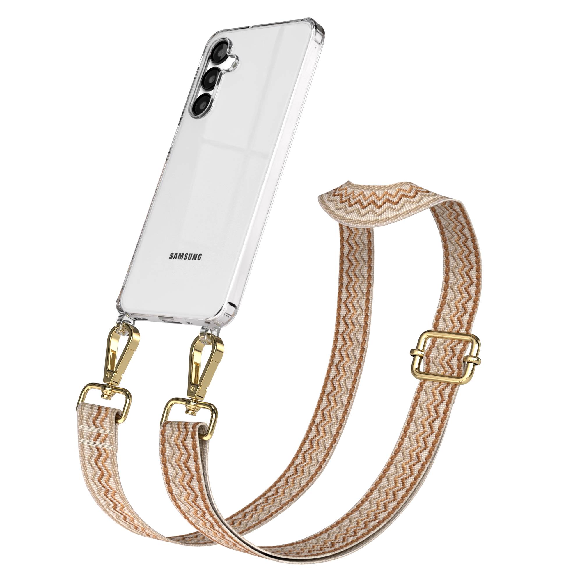 Samsung Galaxy A16 Handykette mit verstellbarem Boho Band Set