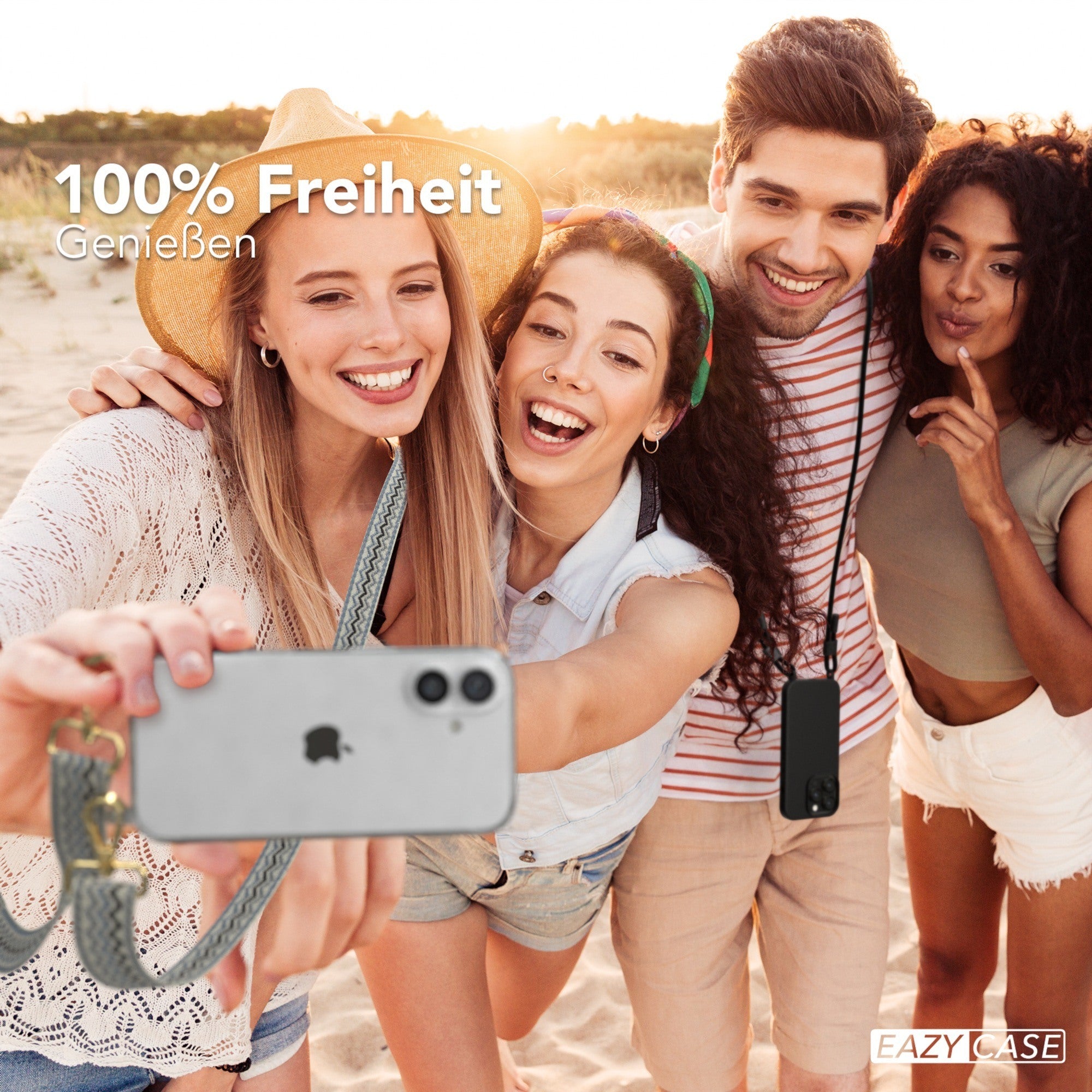 iPhone 16 Hülle + Boho Band