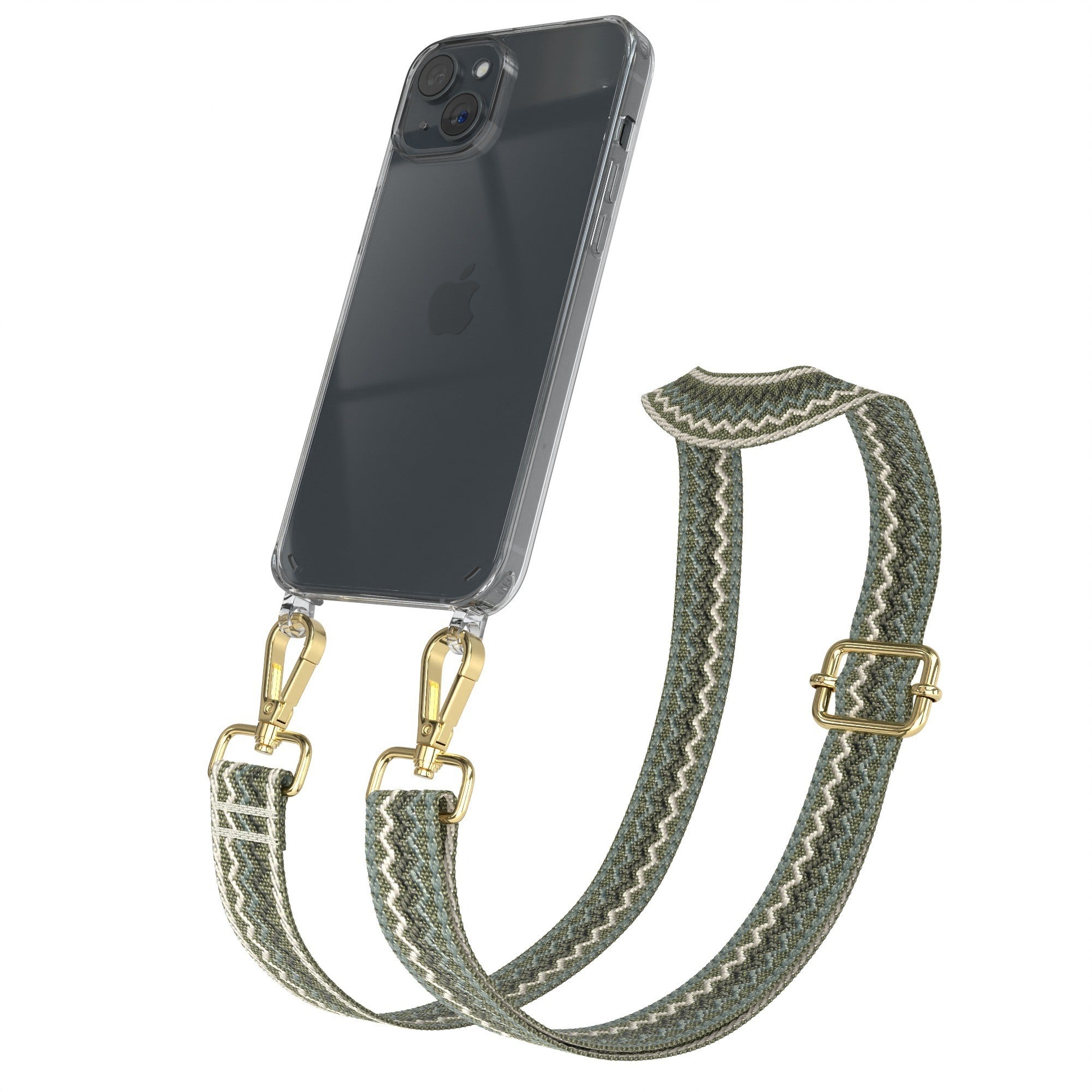 iPhone 15 Plus Handykette mit Boho Band von EAZY CASE