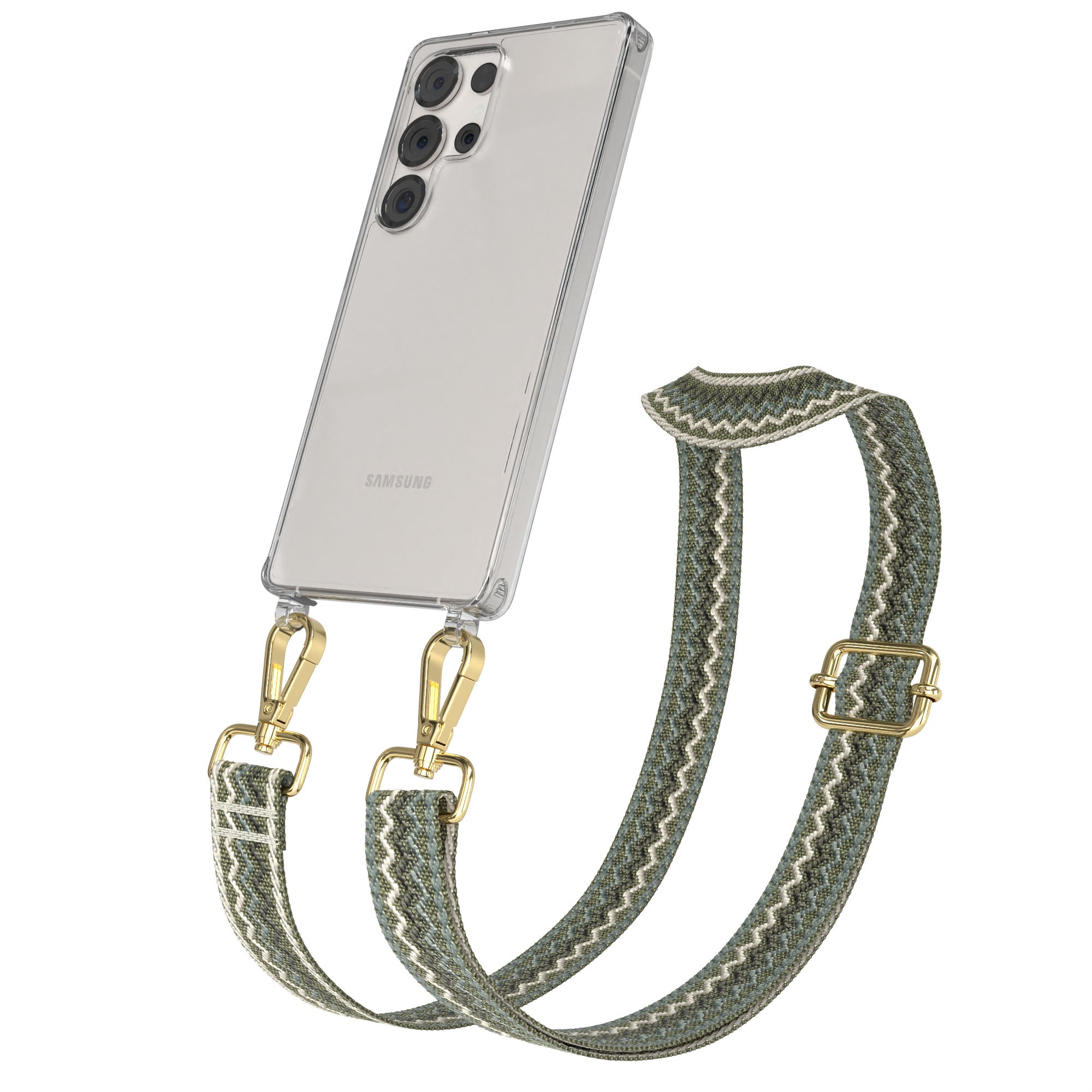 Samsung Galaxy S25 Ultra Handykette mit Boho Band zum Umhängen