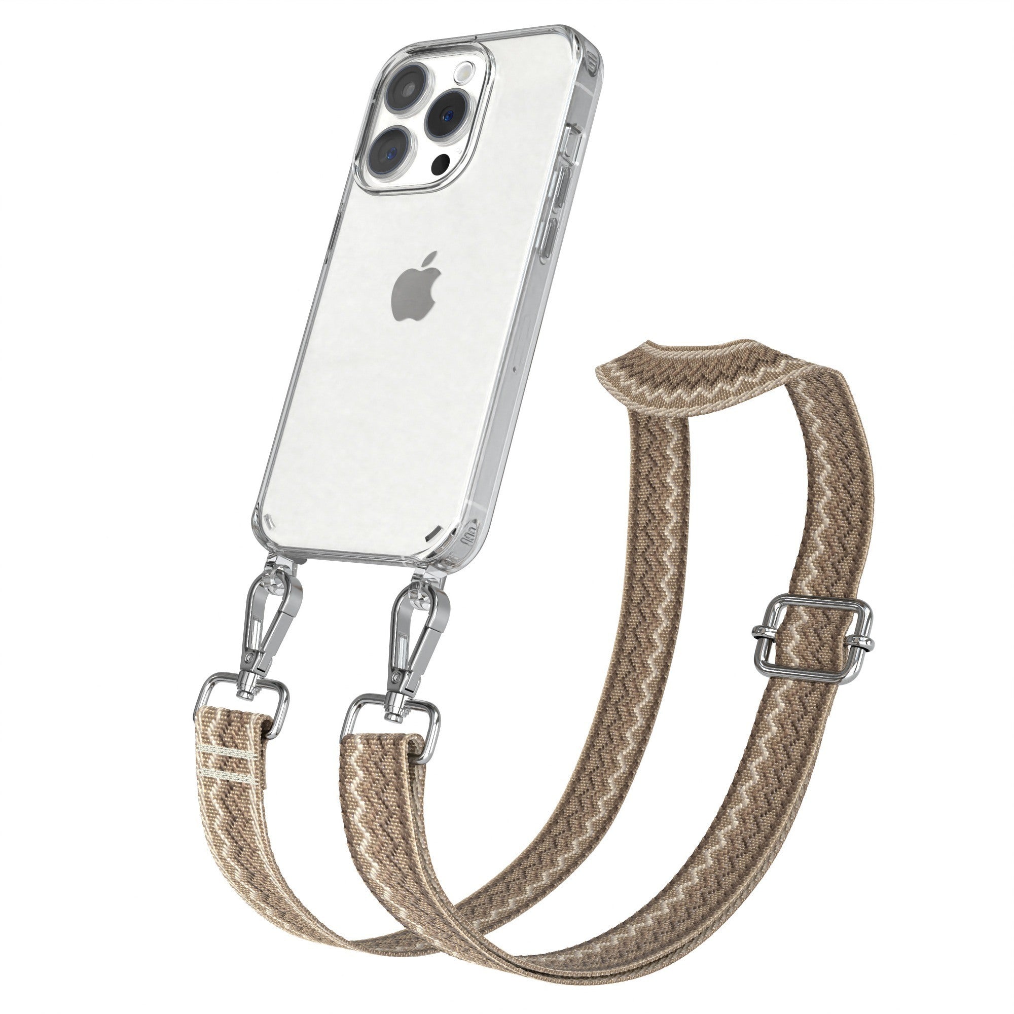iPhone 15 Pro Handykette mit verstellbarem Boho Band von EAZY CASE