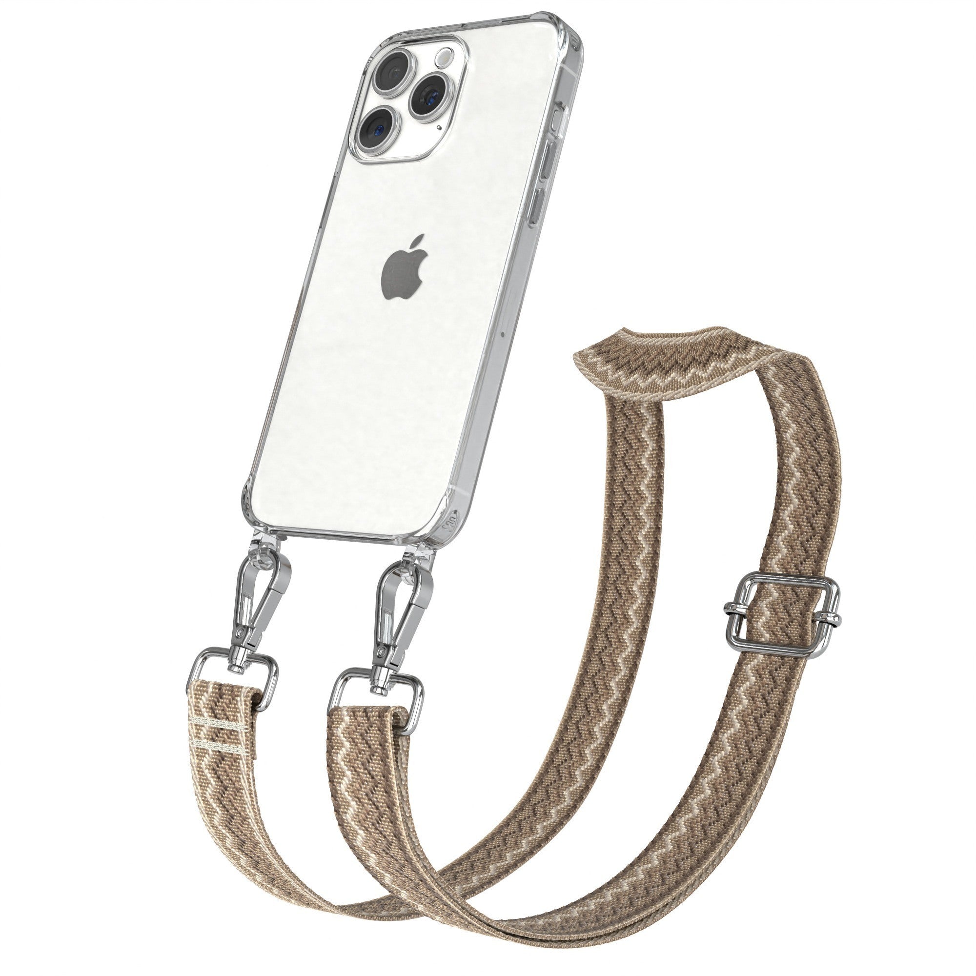 iPhone 15 Pro Max Handykette mit verstellbarem Boho Band Set