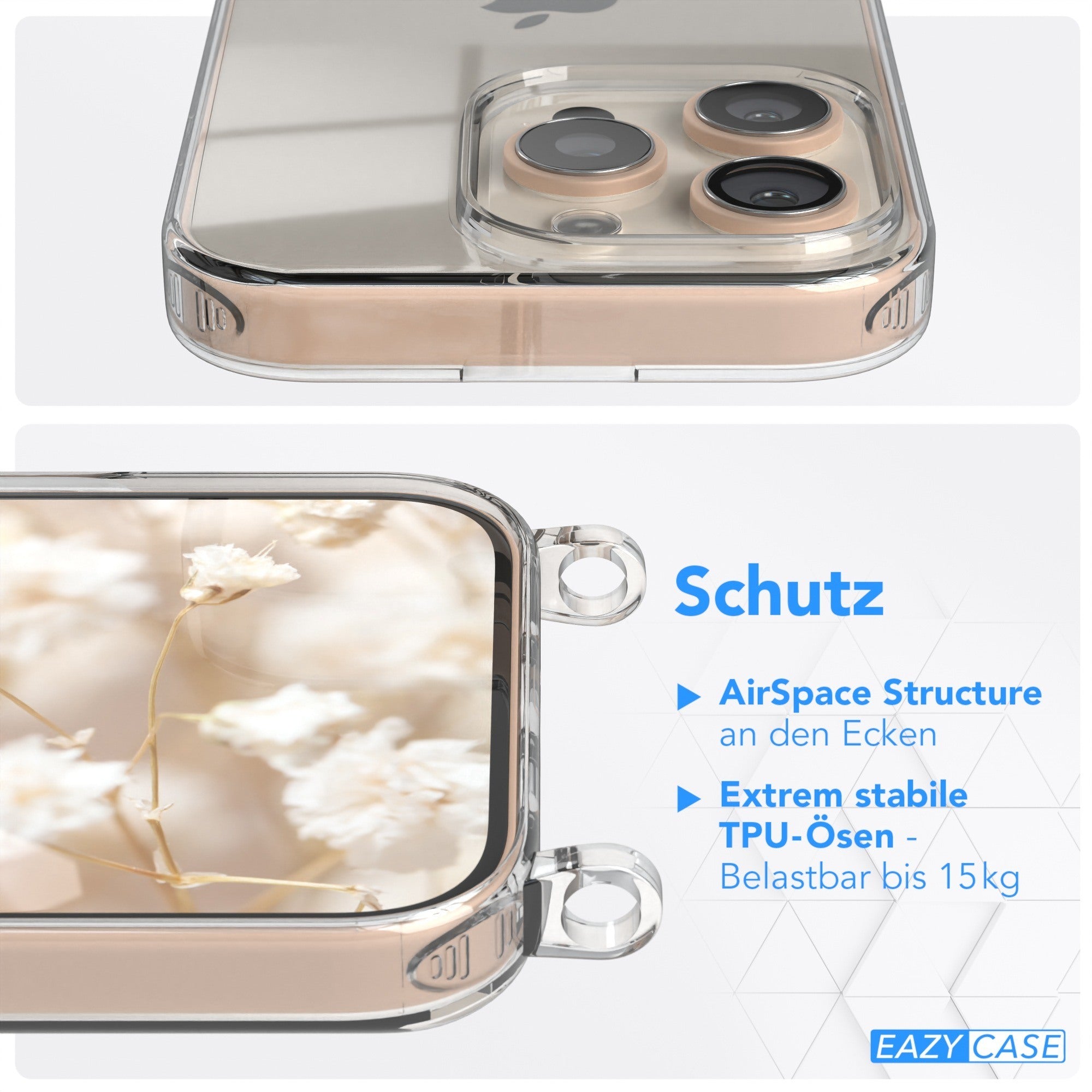 iPhone 16 Pro Hülle + Boho Band