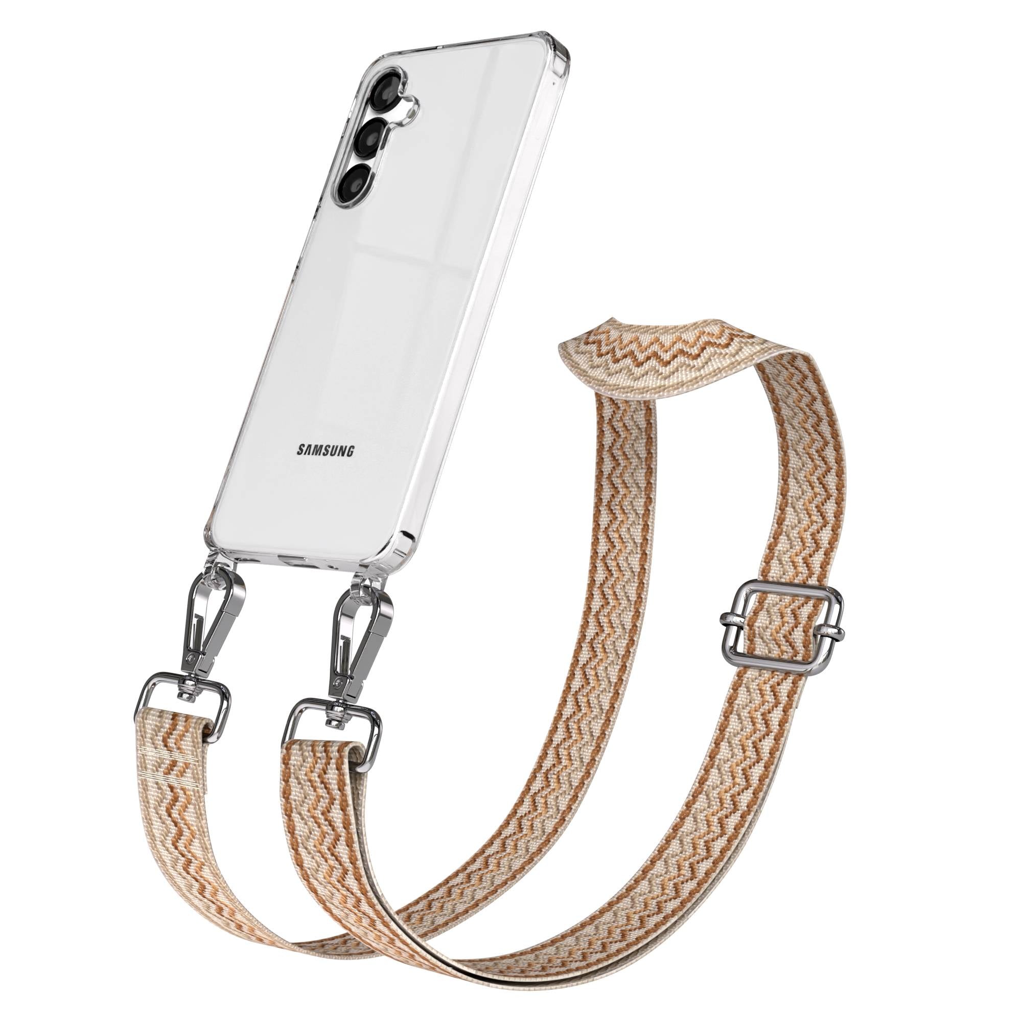 Samsung Galaxy A16 Handykette mit verstellbarem Boho Band Set