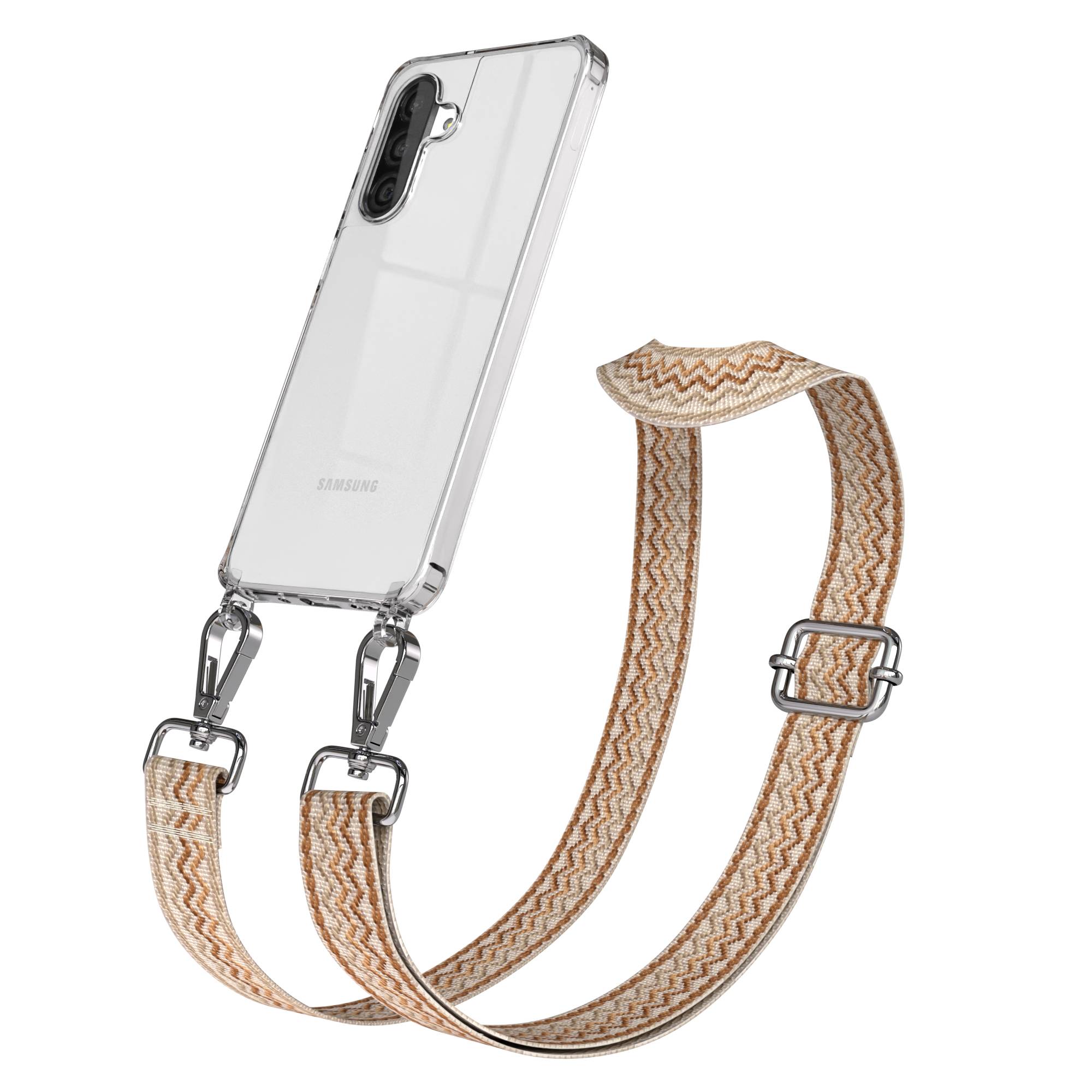Samsung Galaxy A26 Handykette mit Boho Band verstellbarer Trageriemen