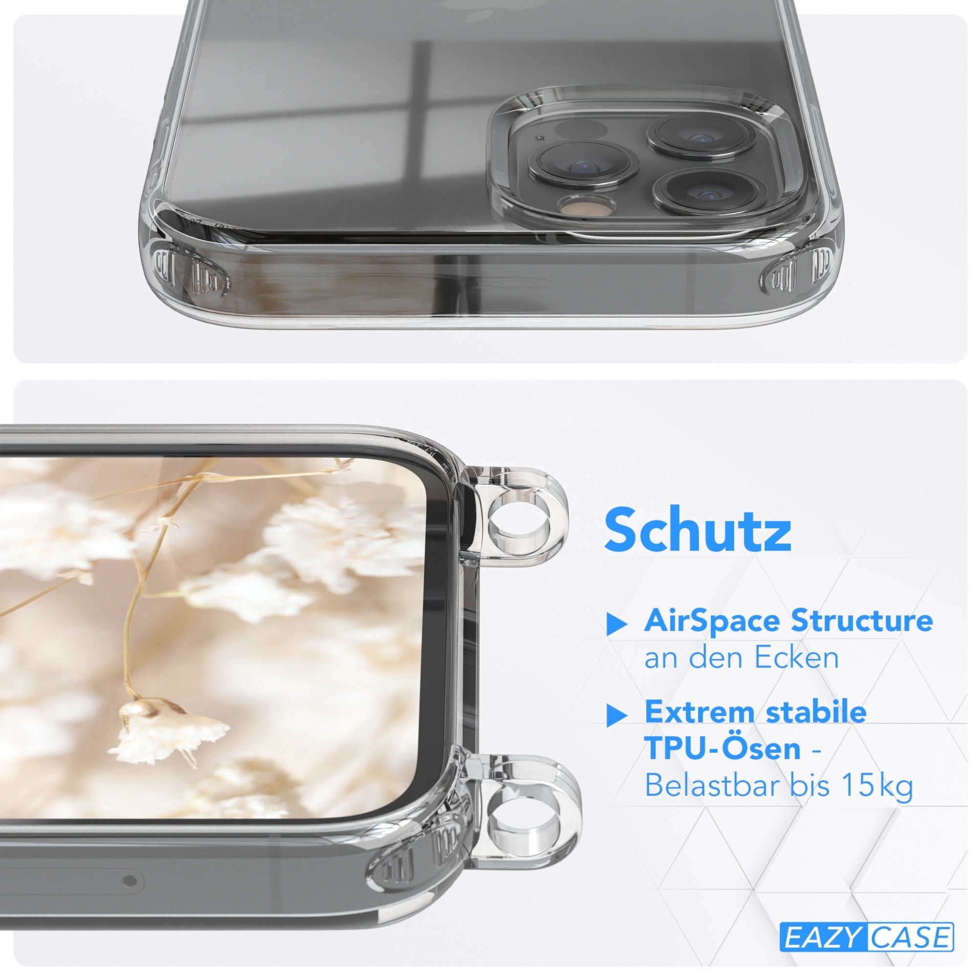 iPhone 12 / 12 Pro Hülle + Boho Band