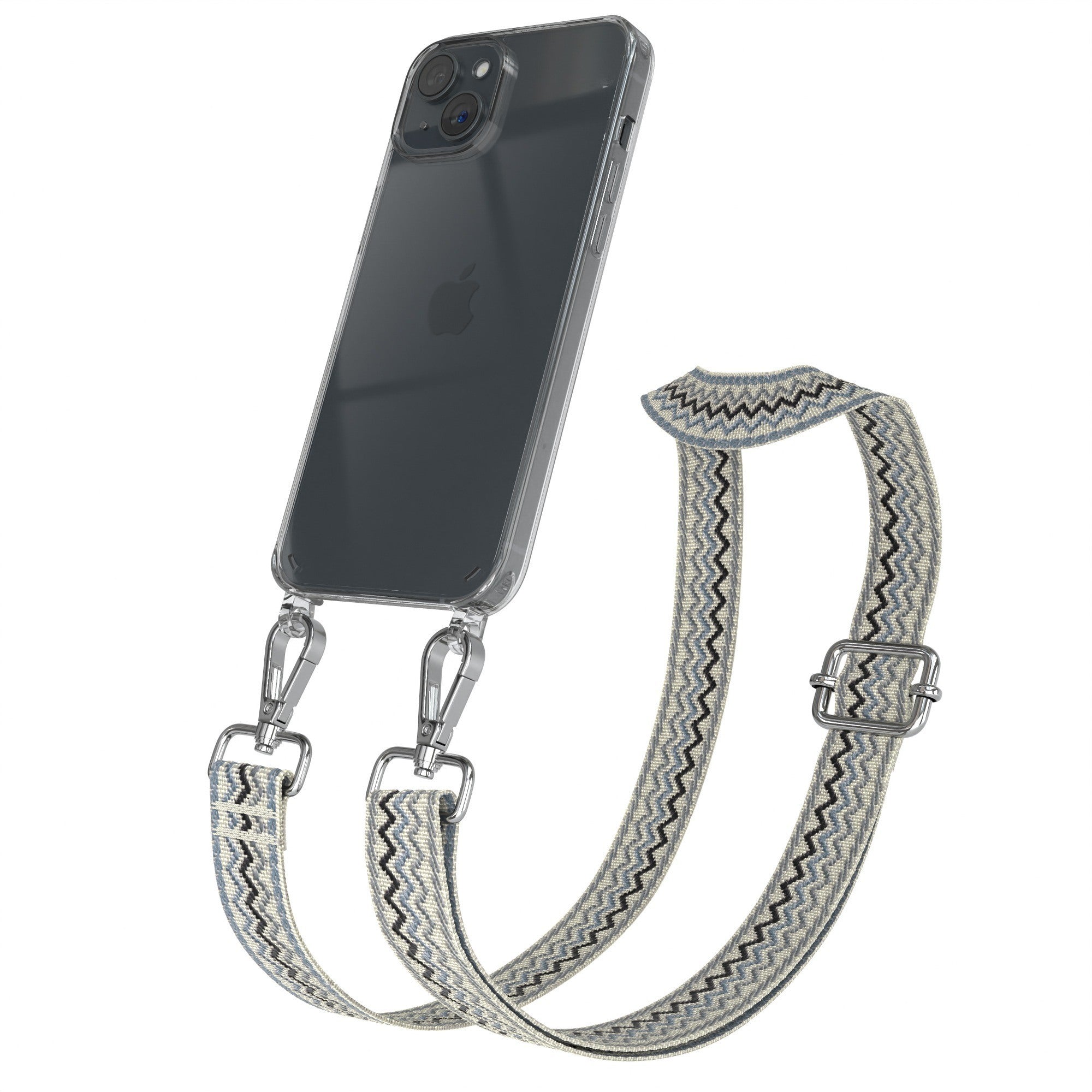 iPhone 15 Plus Handykette mit Boho Band von EAZY CASE