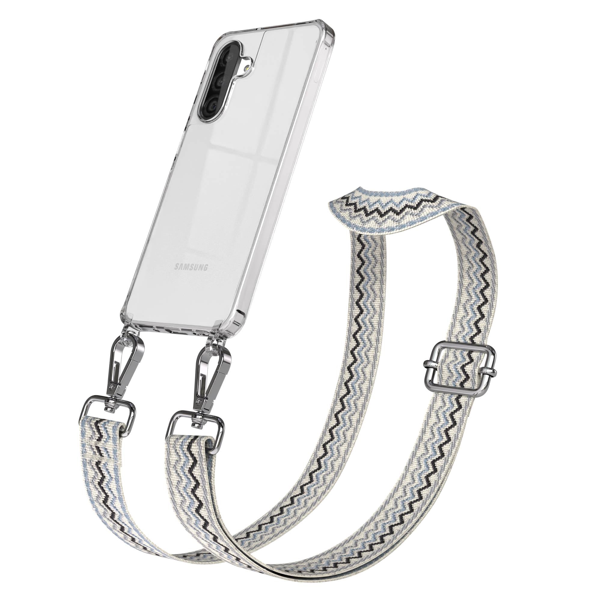 Samsung Galaxy A26 Handykette mit Boho Band verstellbarer Trageriemen
